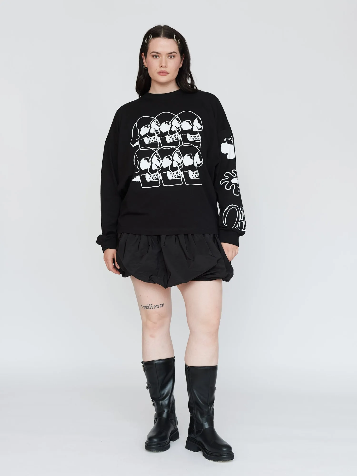 Lazy Skulls Tee sold by Lazy Oaf product image thumbnail 2