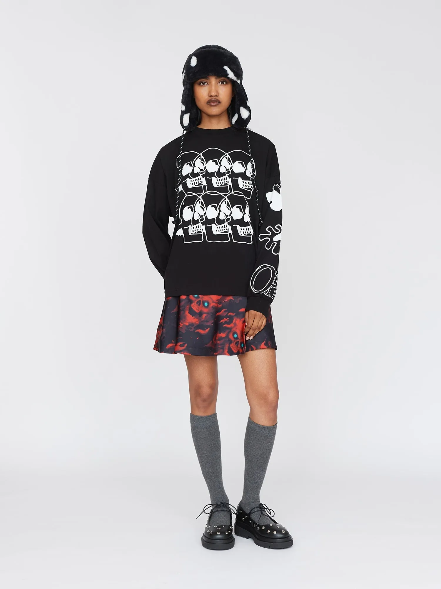 Lazy Skulls Tee sold by Lazy Oaf product image thumbnail 5