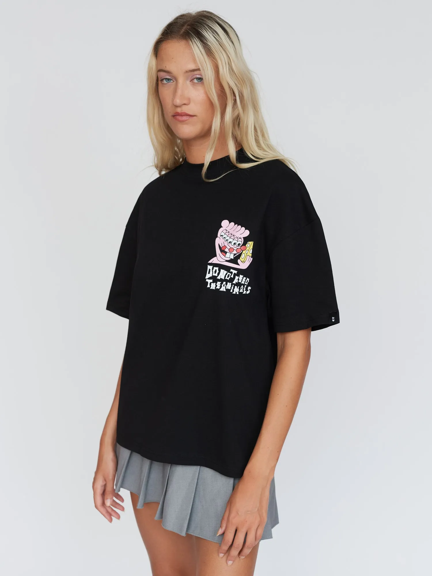 Do Not Feed The Animals Tee sold by Lazy Oaf product image thumbnail 4