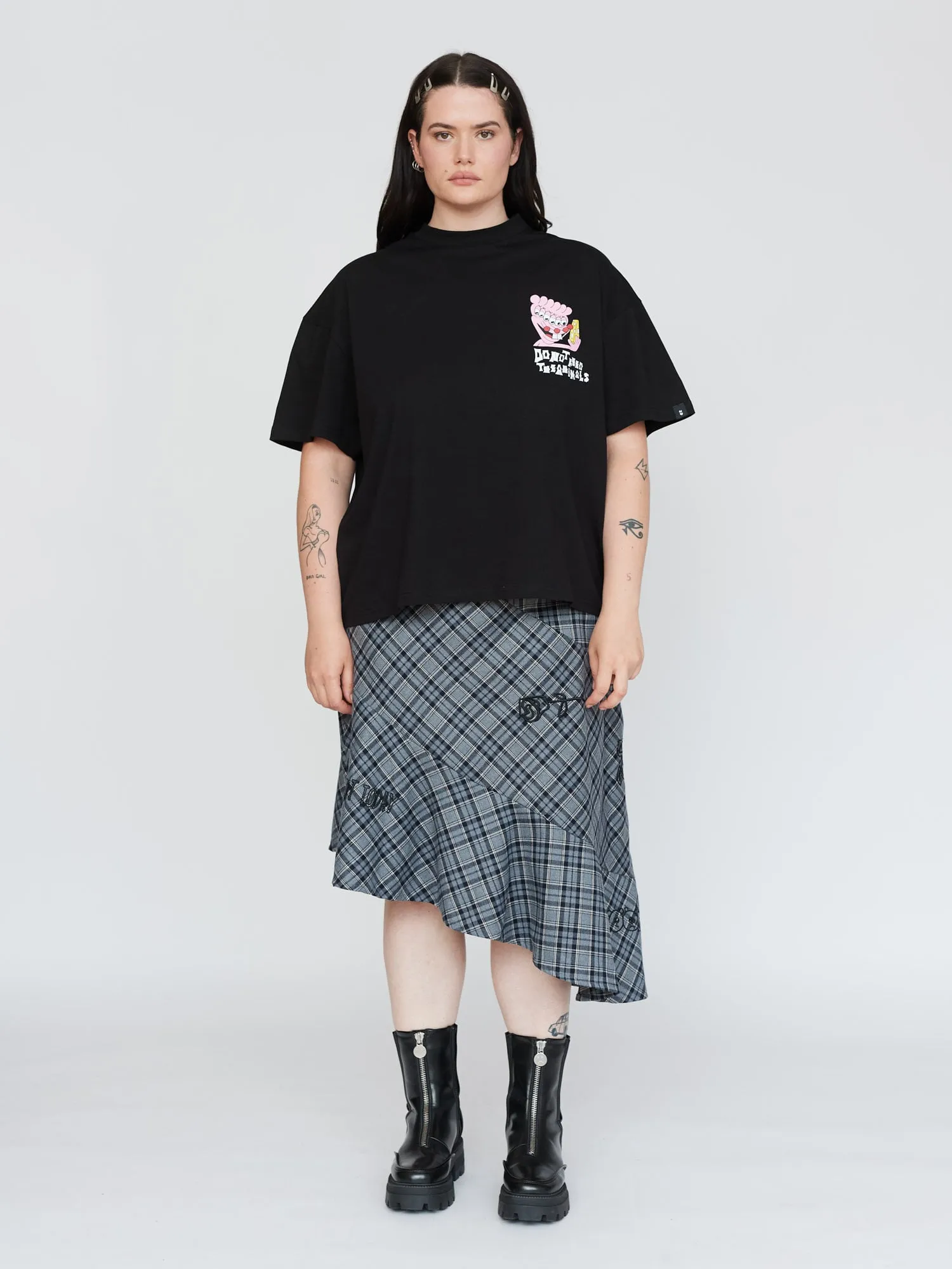 Do Not Feed The Animals Tee sold by Lazy Oaf product image thumbnail 3