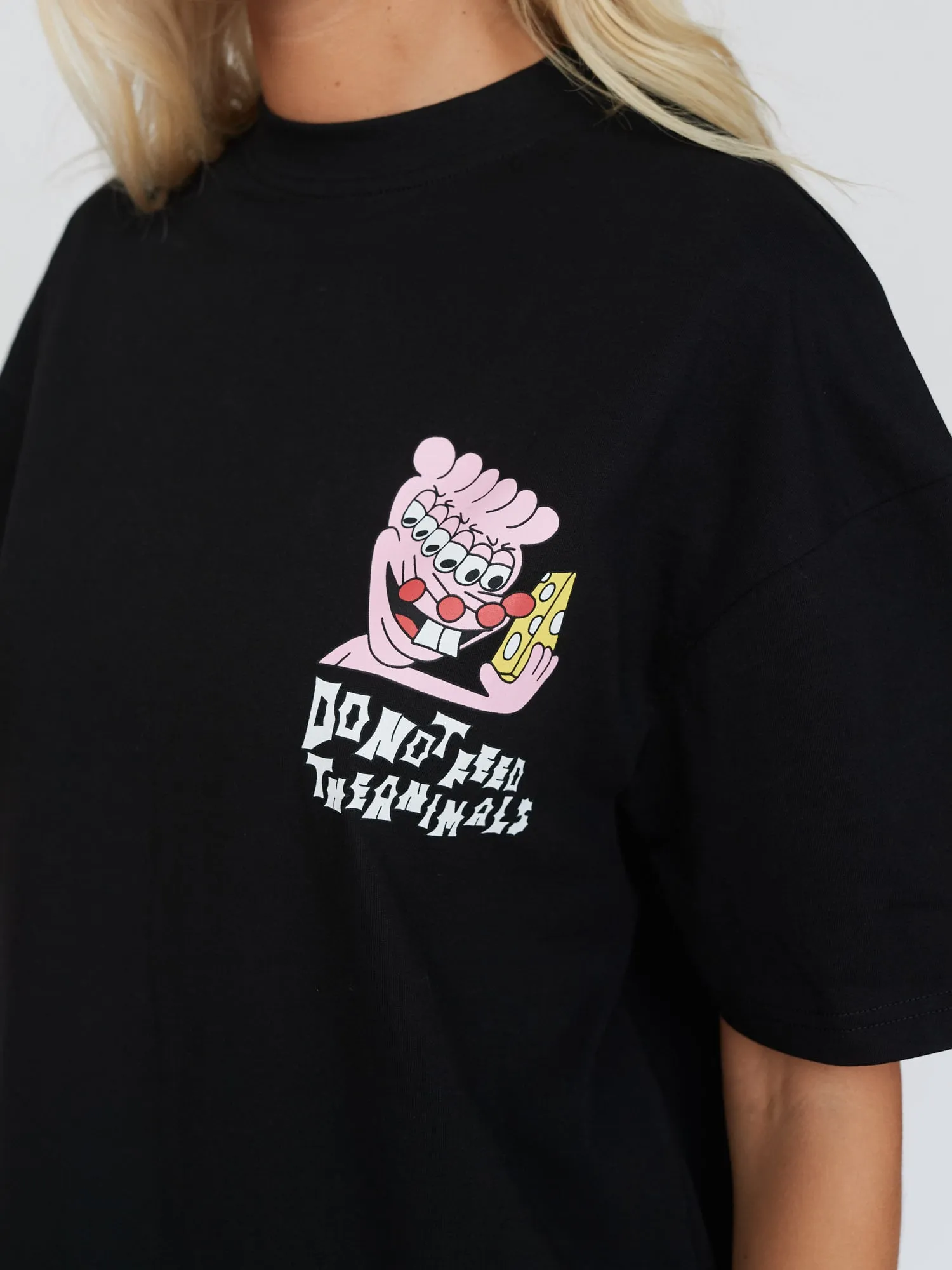 Do Not Feed The Animals Tee sold by Lazy Oaf product image thumbnail 2