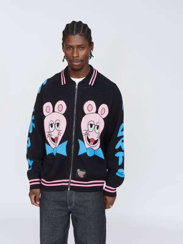 Sorry I'm Late Cardigan sold by Lazy Oaf