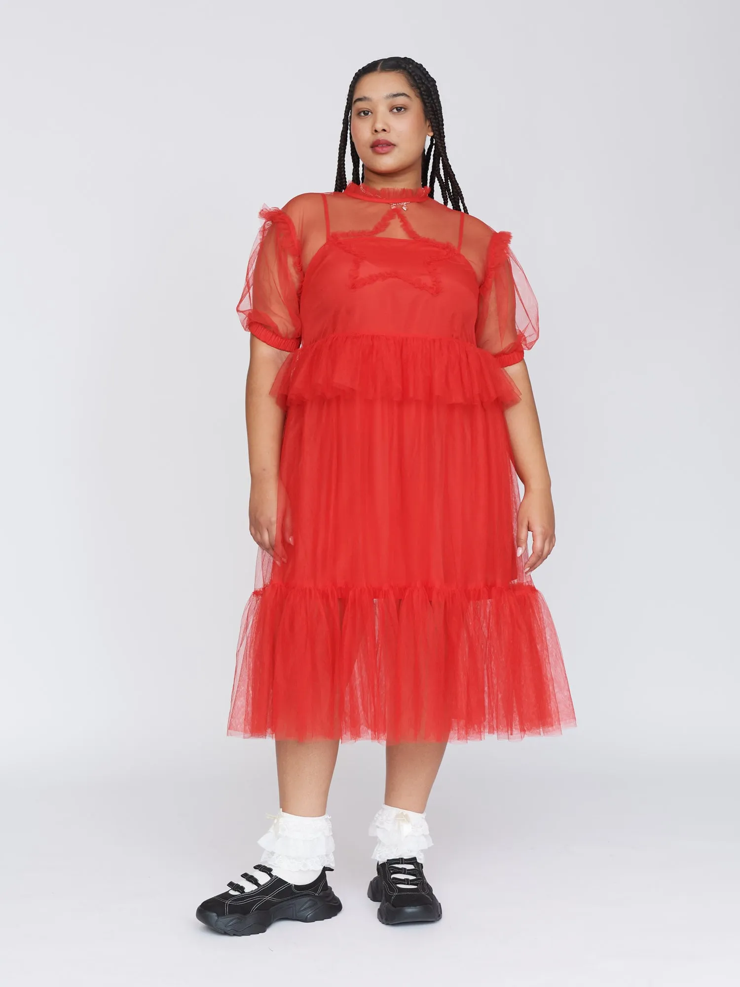 Seeing Stars Tulle Dress sold by Lazy Oaf