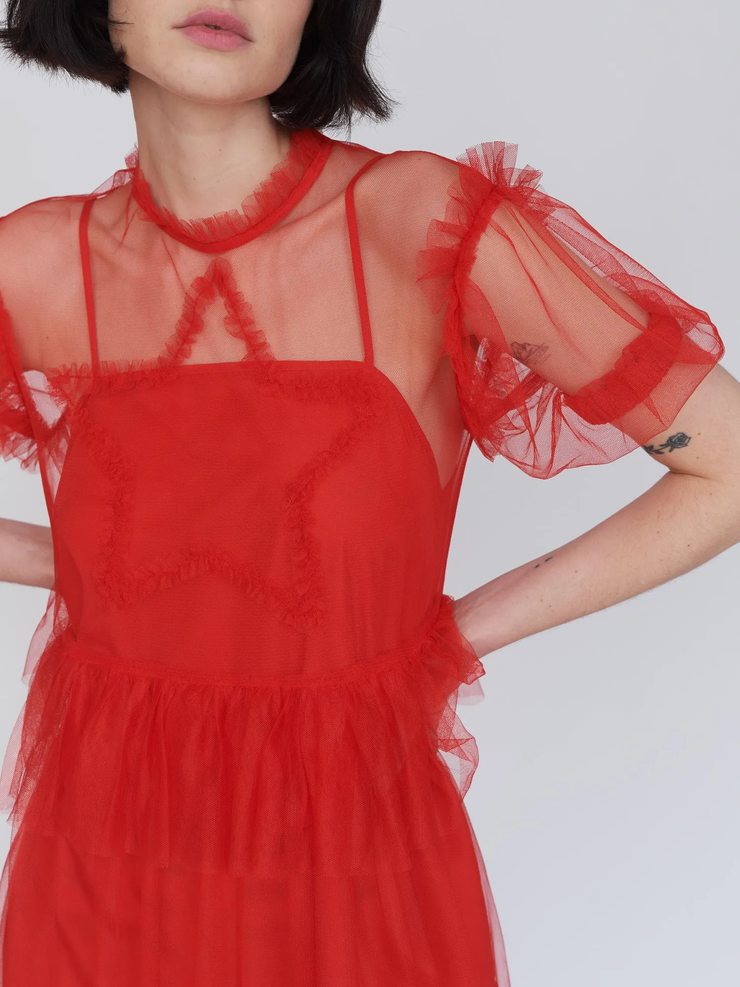 Seeing Stars Tulle Dress sold by Lazy Oaf product image thumbnail 3