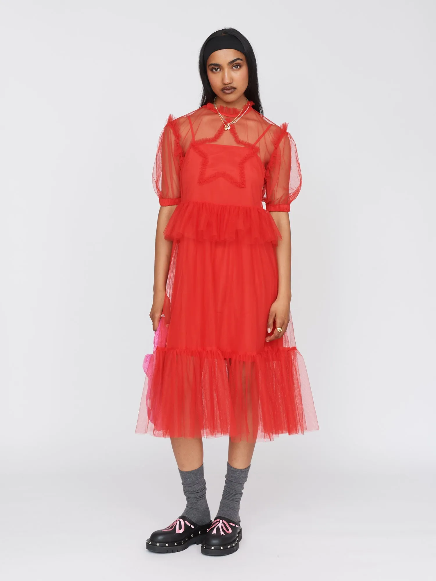 Seeing Stars Tulle Dress sold by Lazy Oaf product image thumbnail 4
