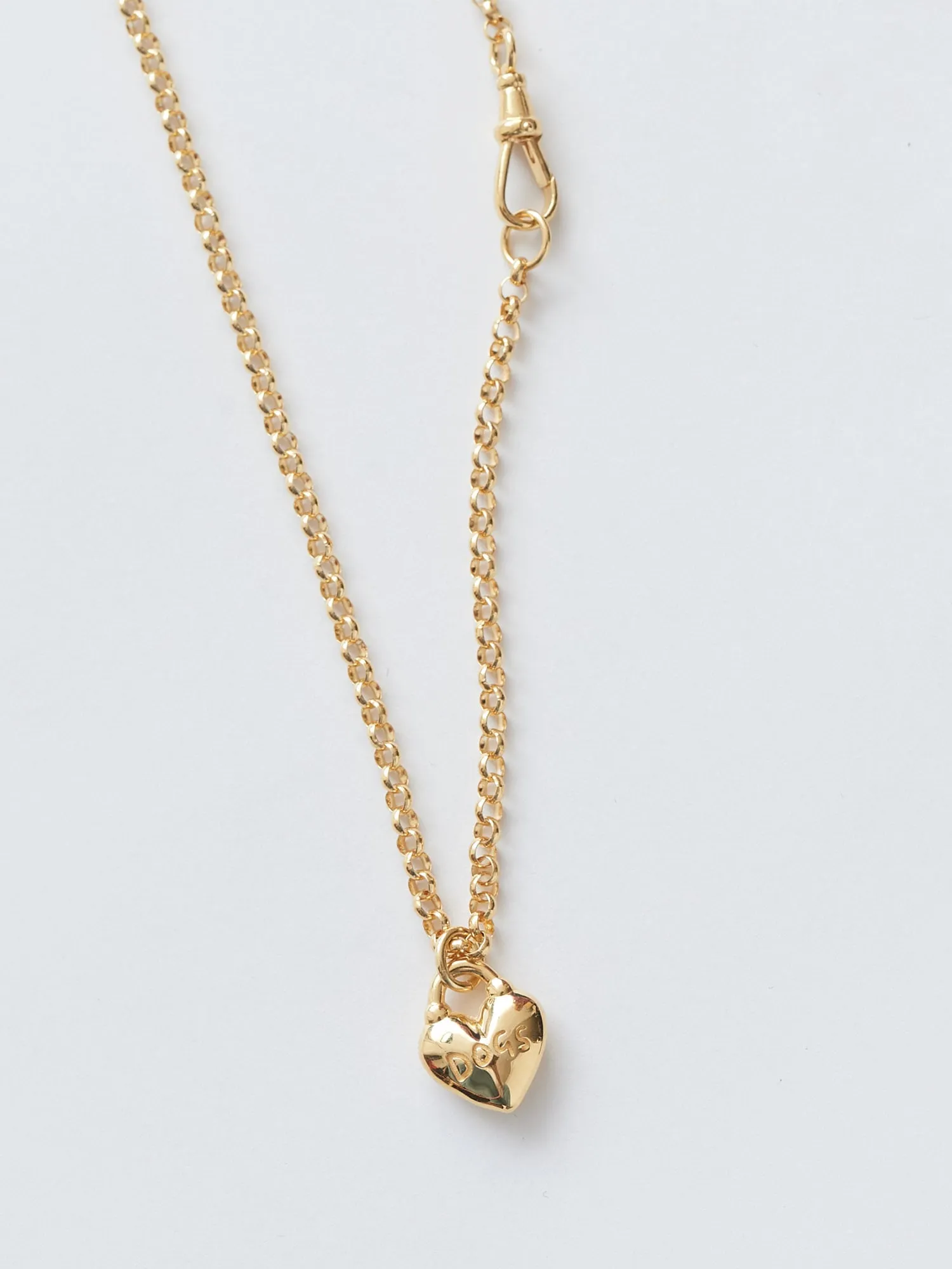LO x Good Daze Dog Lover Necklace Gold sold by Lazy Oaf product image thumbnail 5