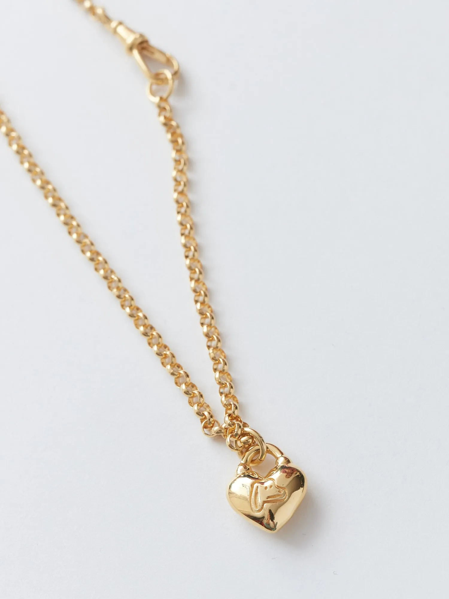 LO x Good Daze Dog Lover Necklace Gold sold by Lazy Oaf product image thumbnail 2
