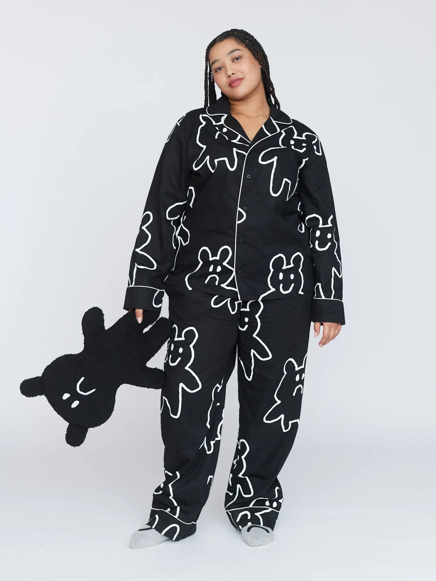 Grin And Bear It Pyjama Top sold by Lazy Oaf product image thumbnail 5
