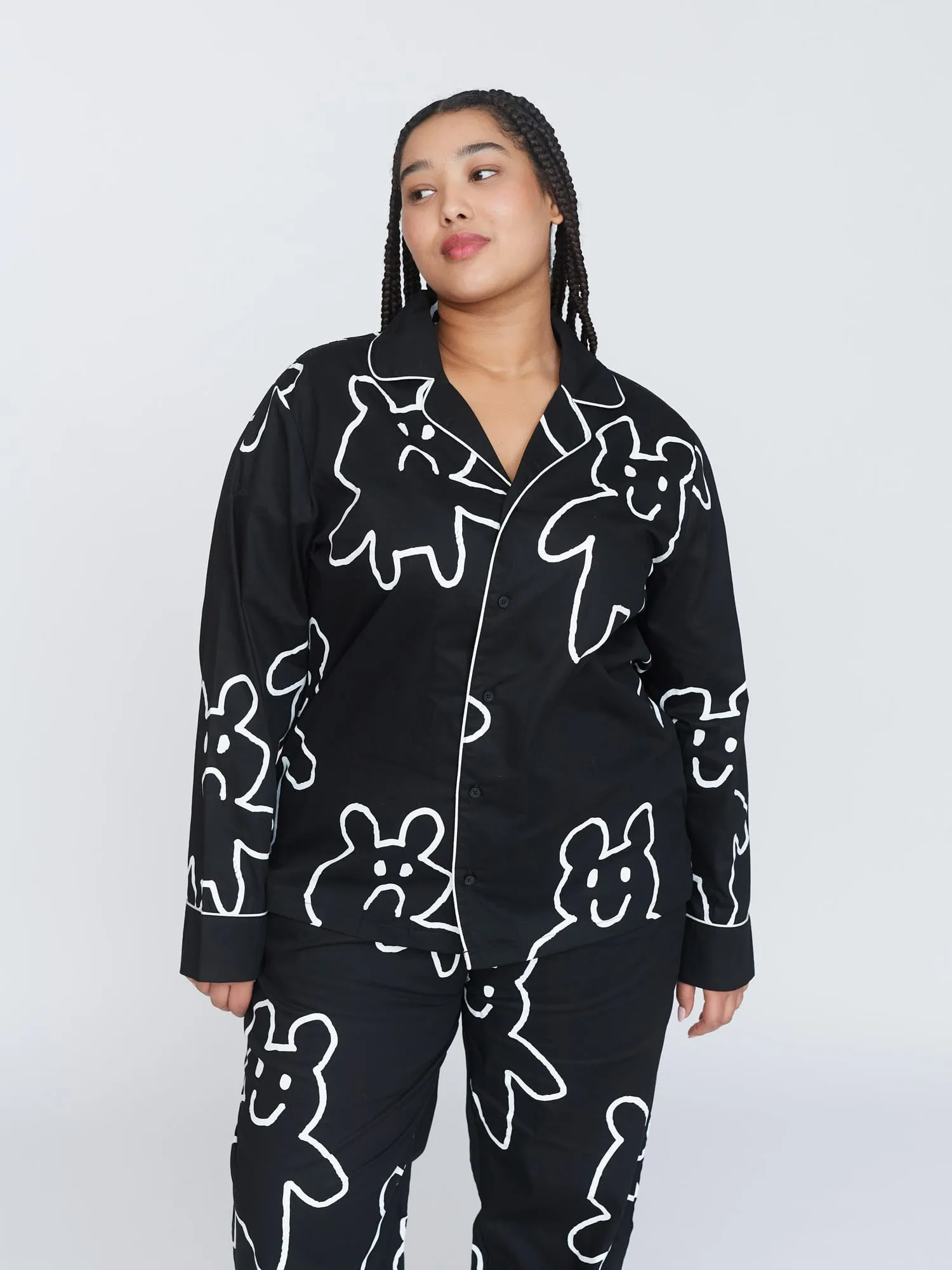 Grin And Bear It Pyjama Top sold by Lazy Oaf product image thumbnail 2