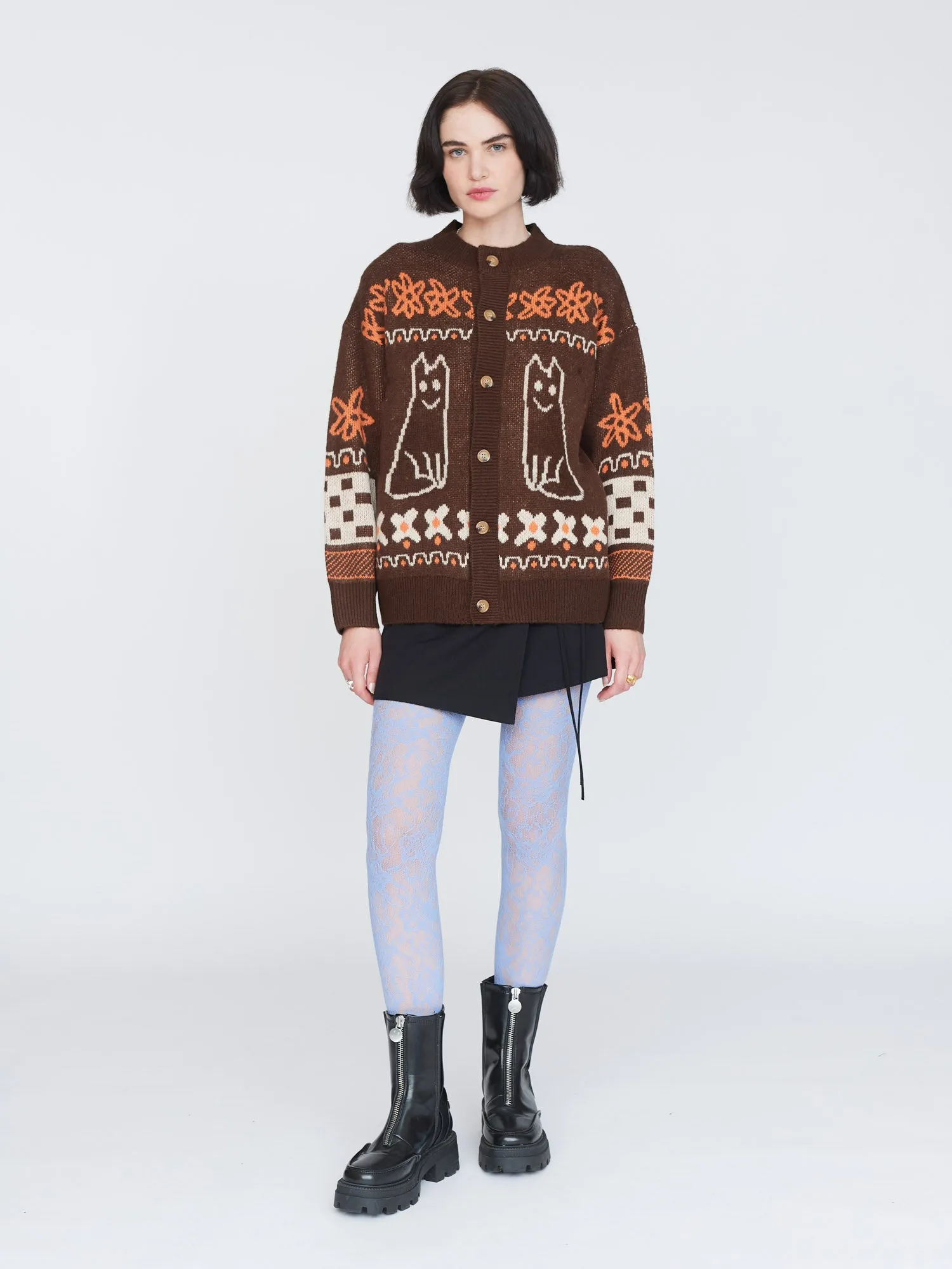 Fantasy Oversized Cardigan sold by Lazy Oaf