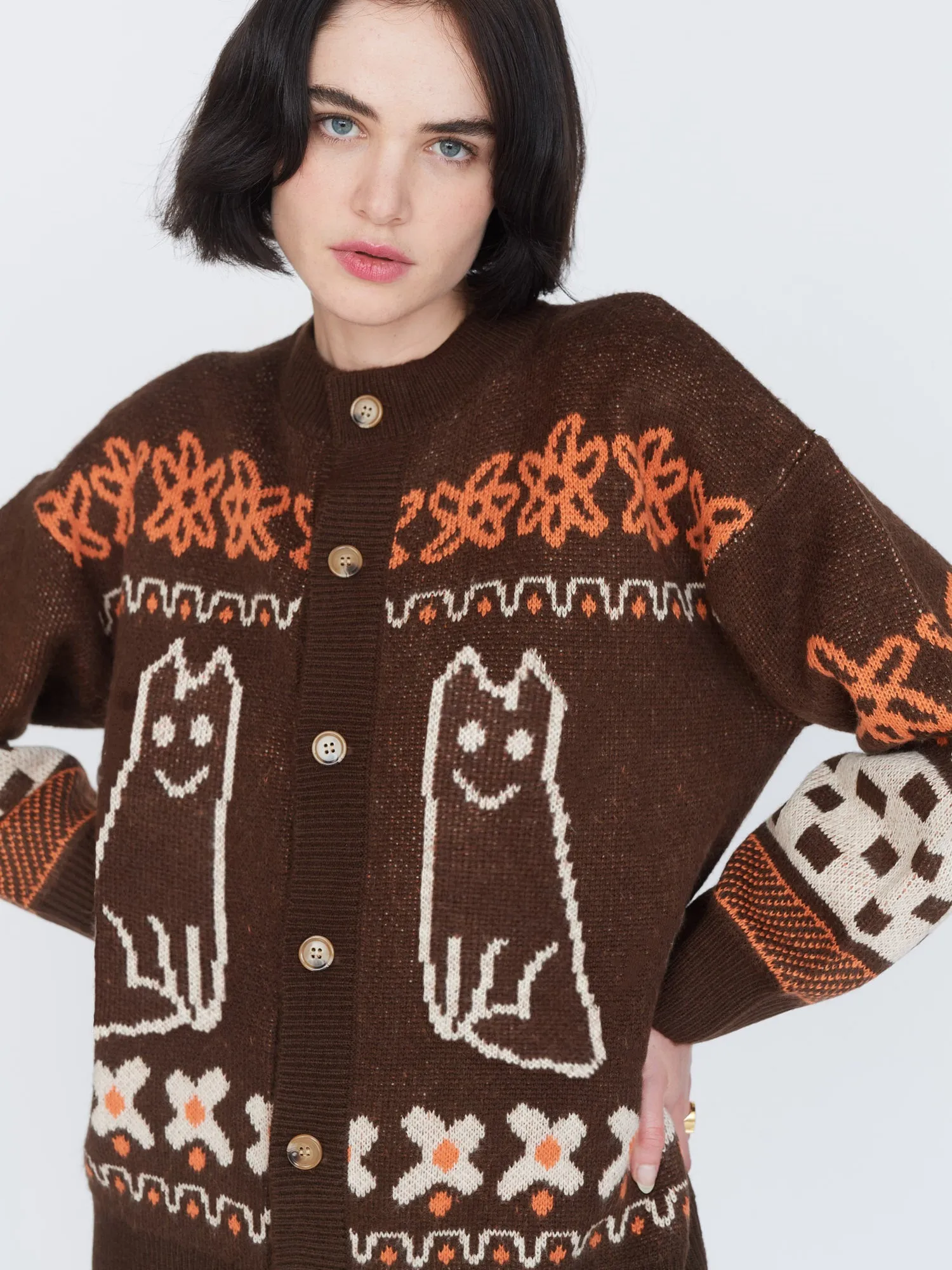 Fantasy Oversized Cardigan sold by Lazy Oaf product image thumbnail 2