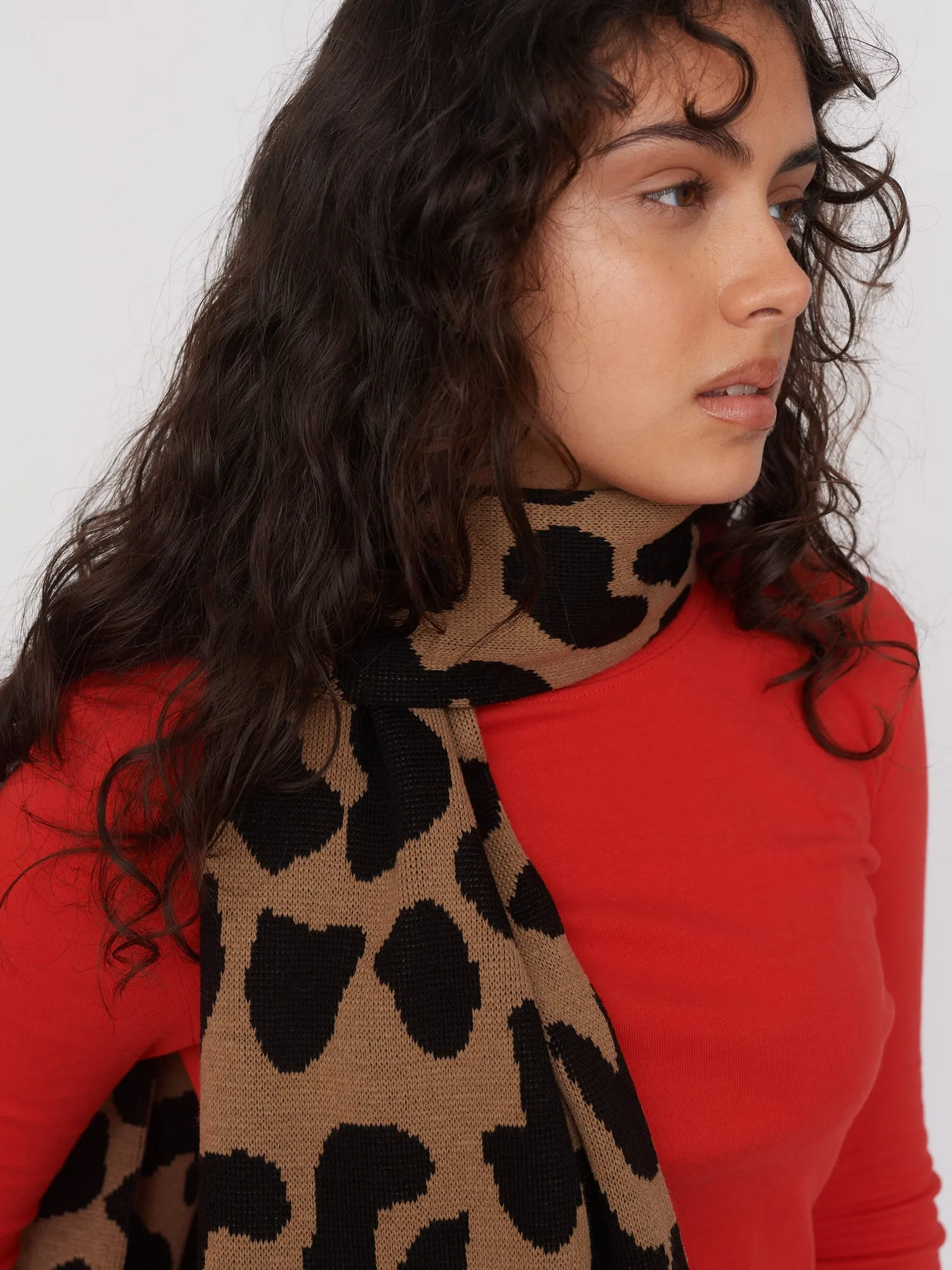 Leopard Oaf Football Scarf sold by Lazy Oaf product image thumbnail 5