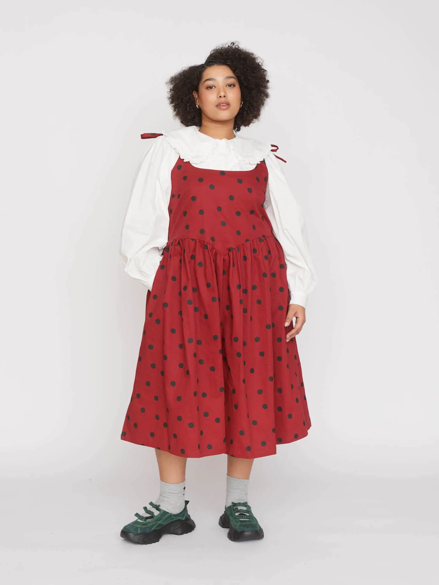 Polka Dot Tie Shoulder Dress sold by Lazy Oaf product image thumbnail 3