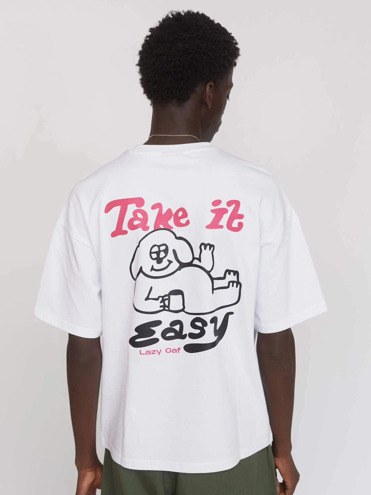 Take It Easy Tee sold by Lazy Oaf