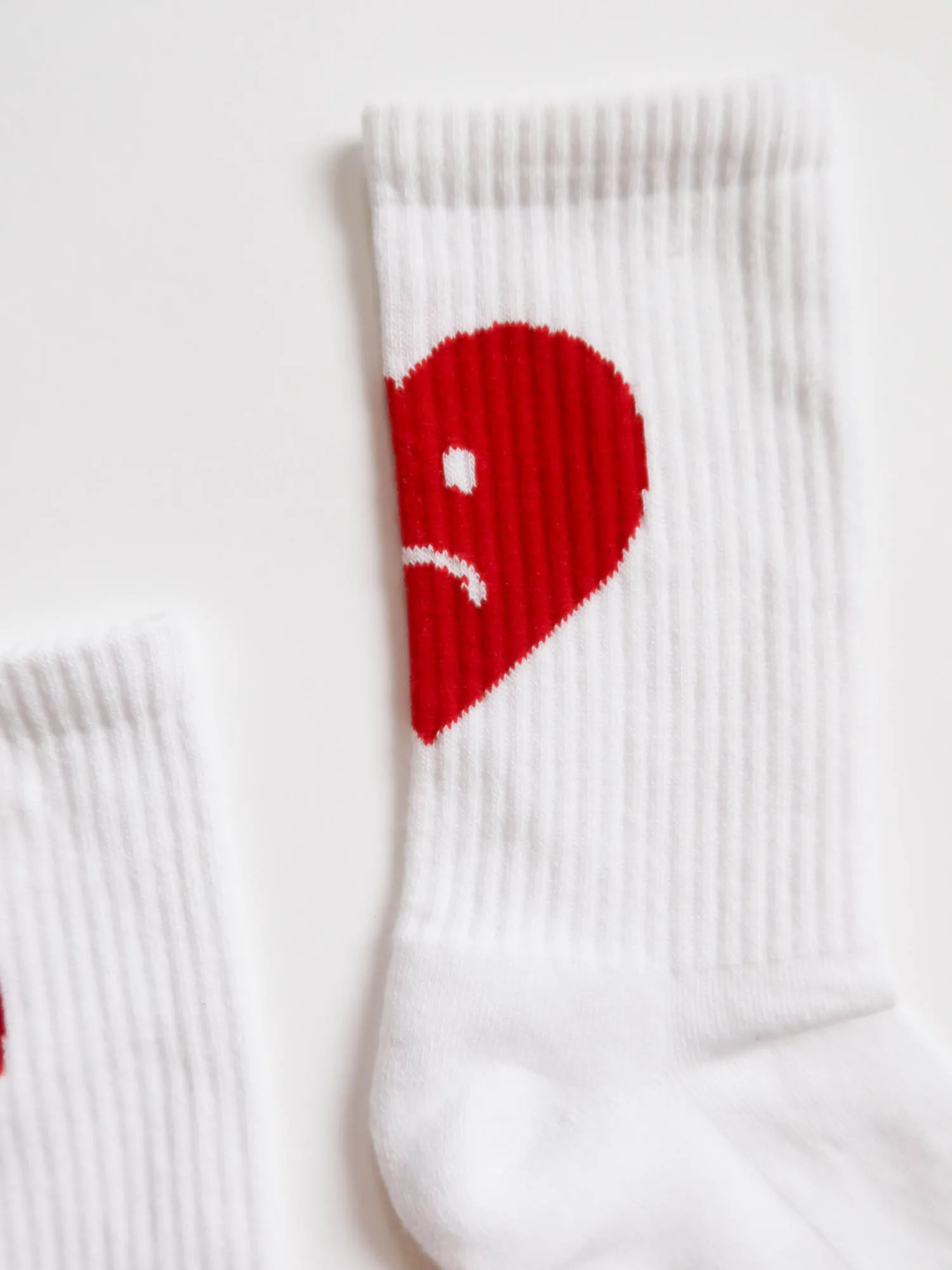 Happy Sad Heart Socks sold by Lazy Oaf product image thumbnail 2