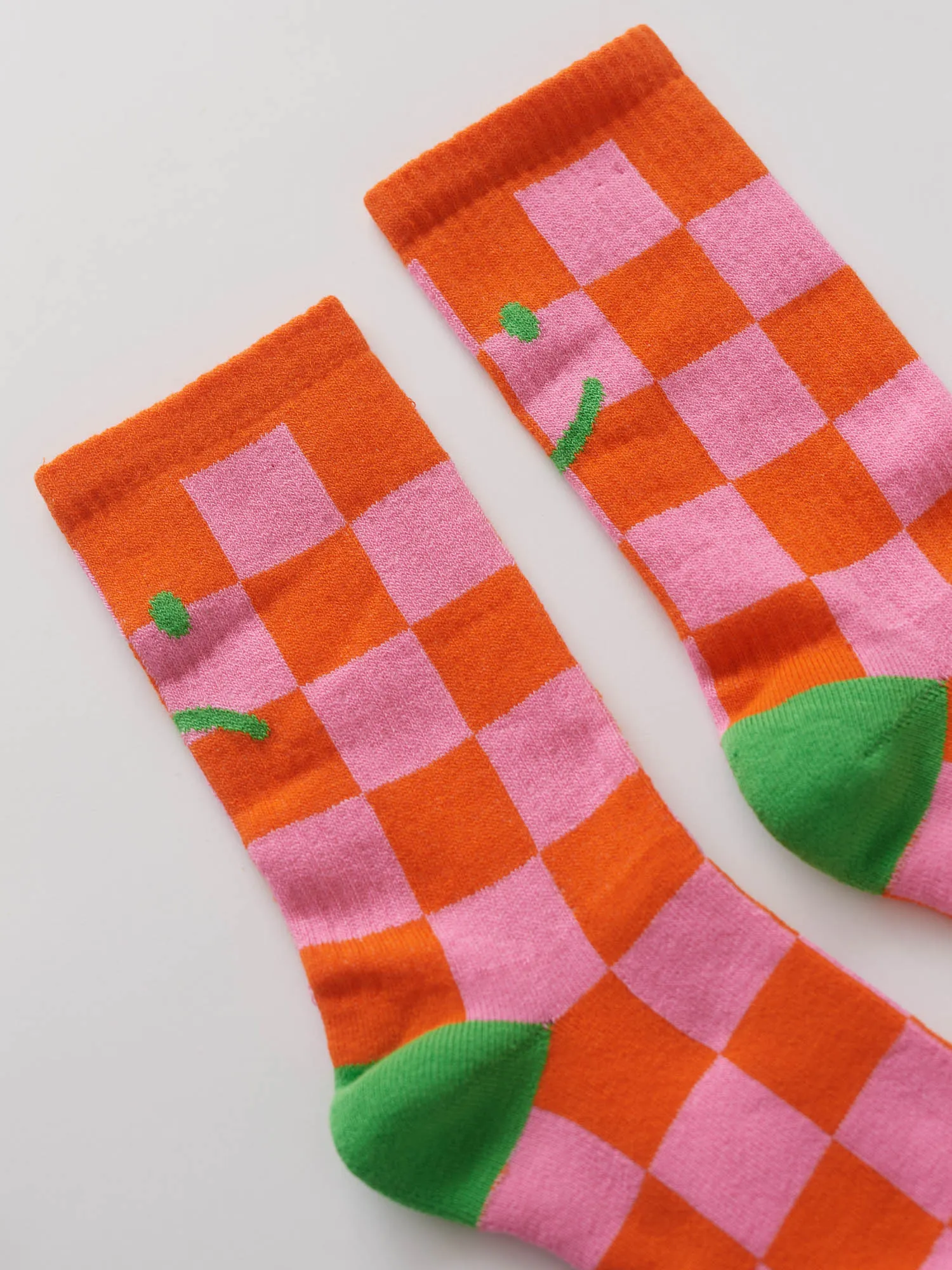Checkerboard Happy Sad Socks sold by Lazy Oaf product image thumbnail 3