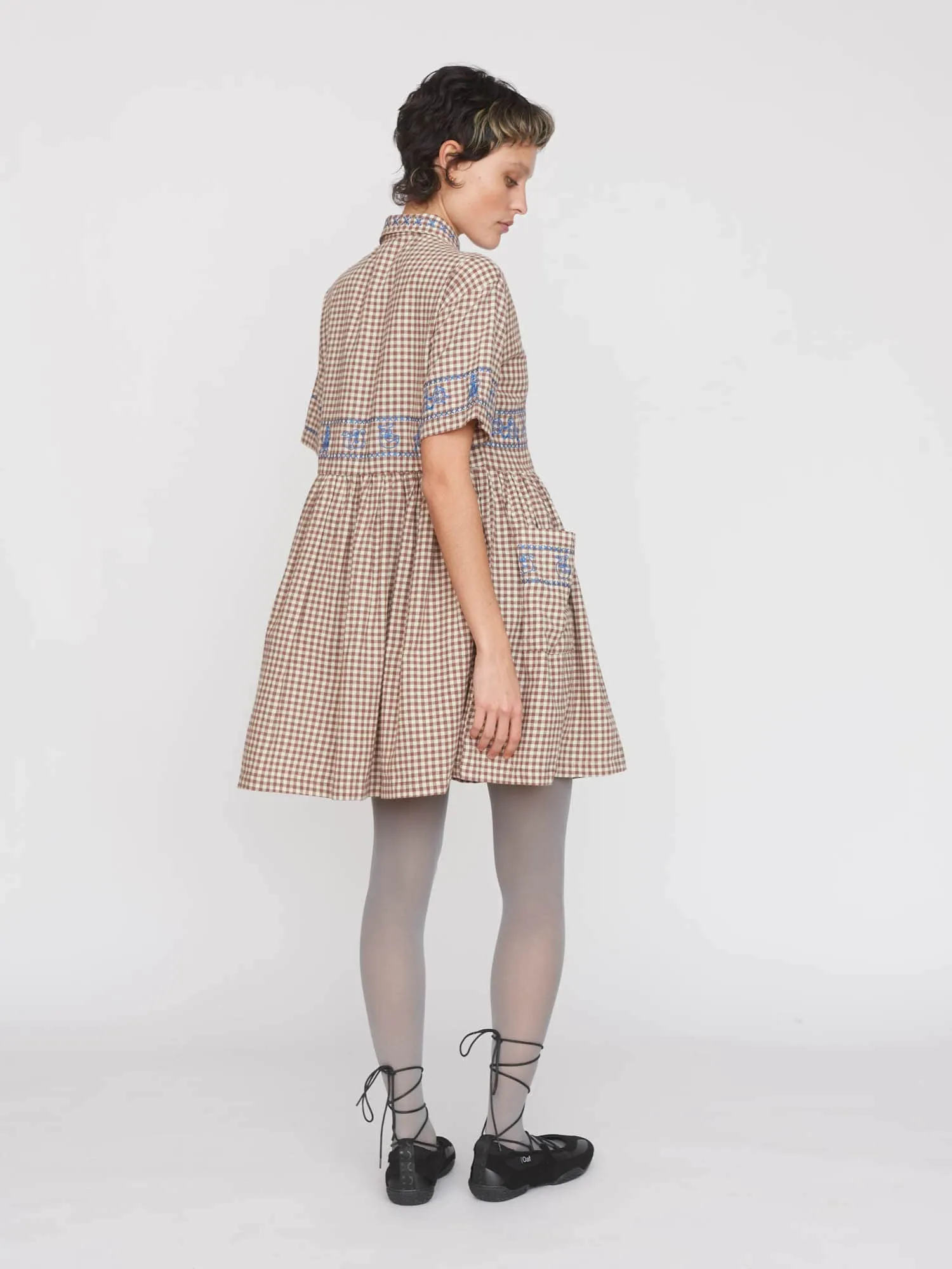 Garden Fantasy Smock Dress sold by Lazy Oaf product image thumbnail 5