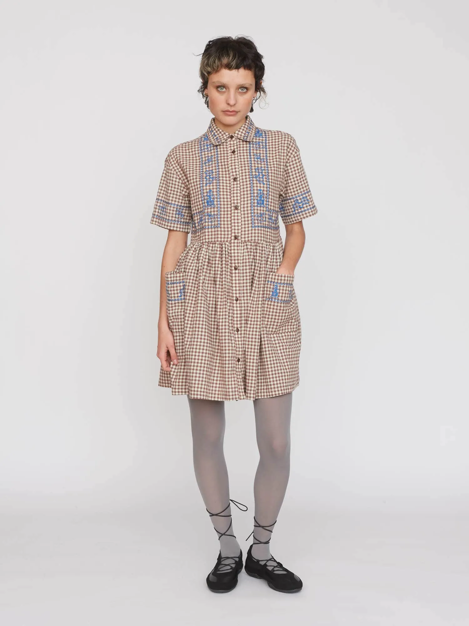 Garden Fantasy Smock Dress sold by Lazy Oaf product image thumbnail 2