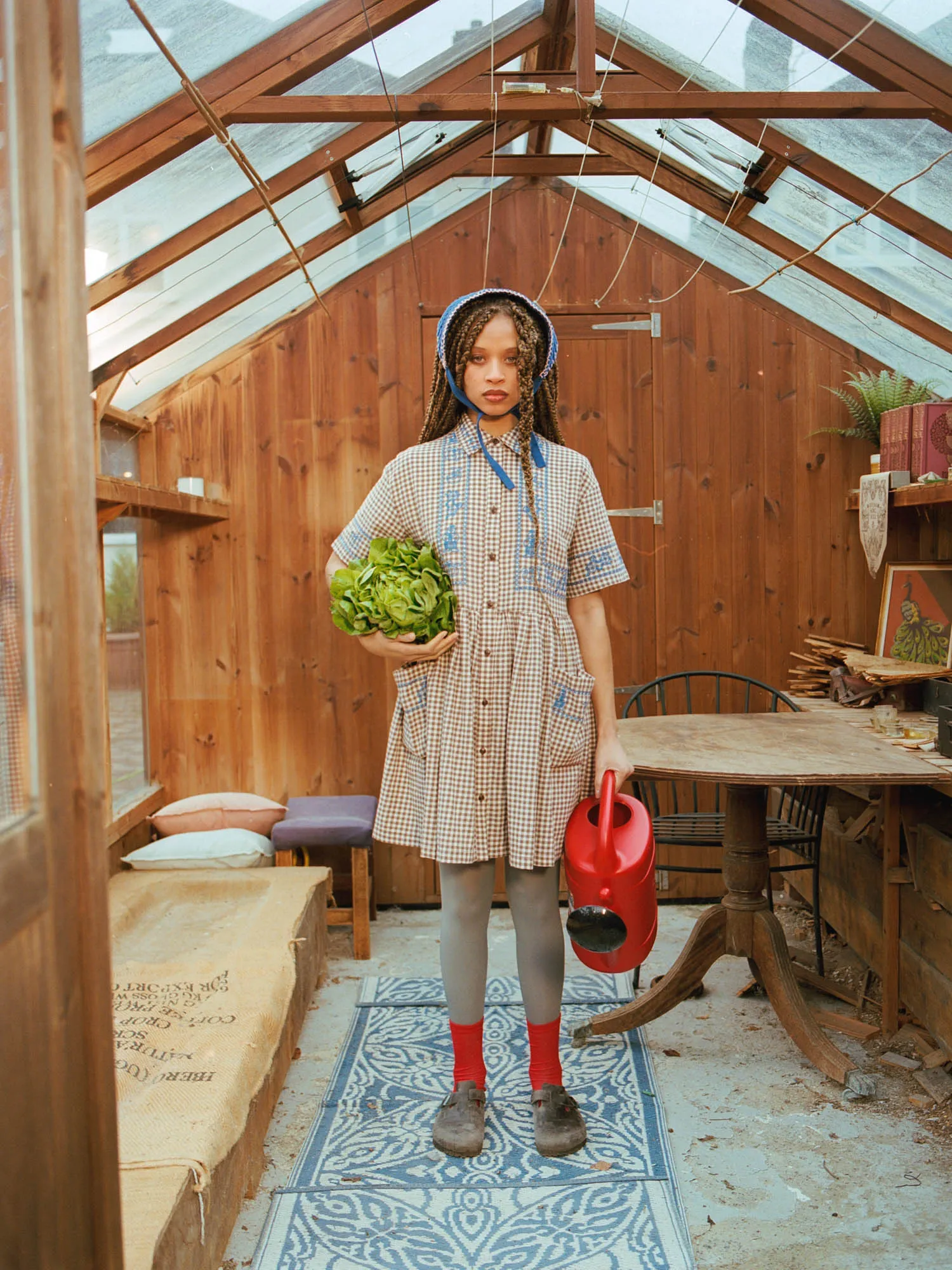 Garden Fantasy Smock Dress sold by Lazy Oaf