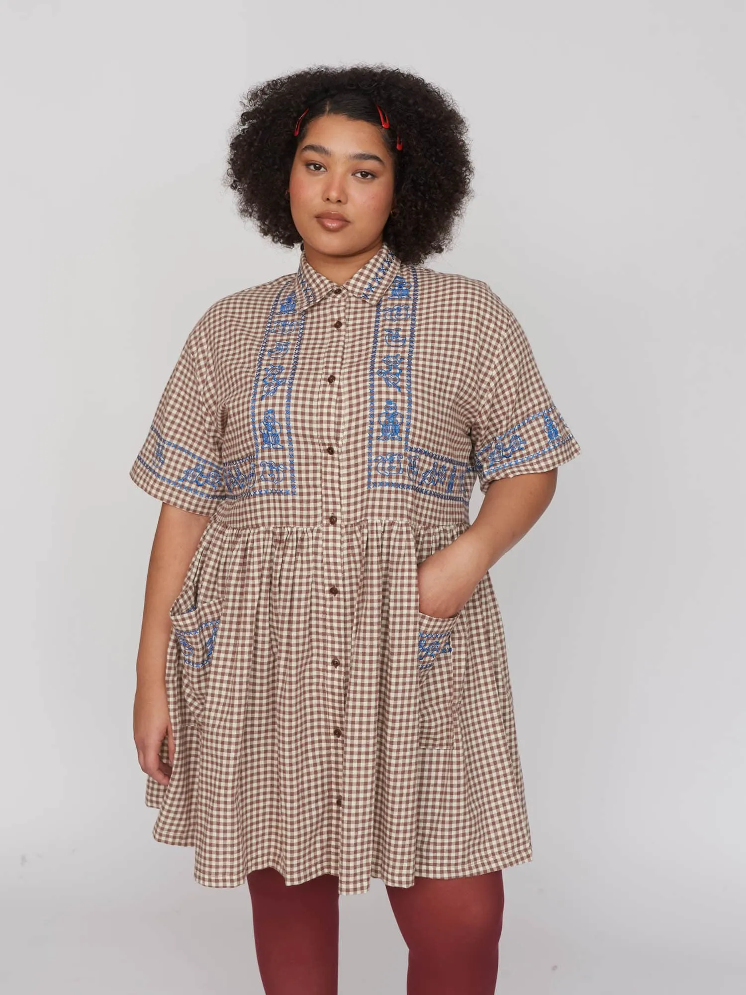 Garden Fantasy Smock Dress sold by Lazy Oaf product image thumbnail 4