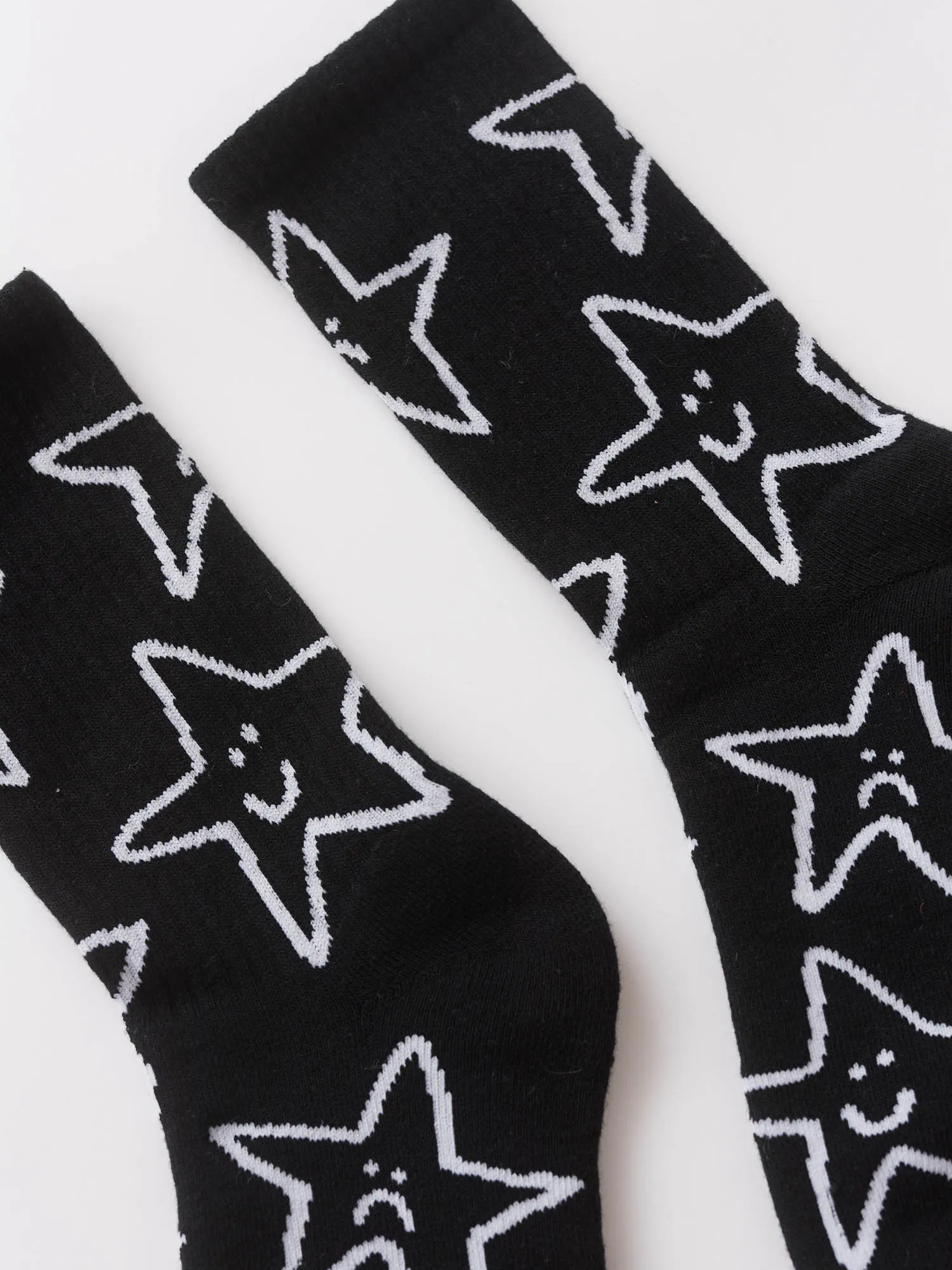 Happy Sad Star Socks sold by Lazy Oaf product image thumbnail 3