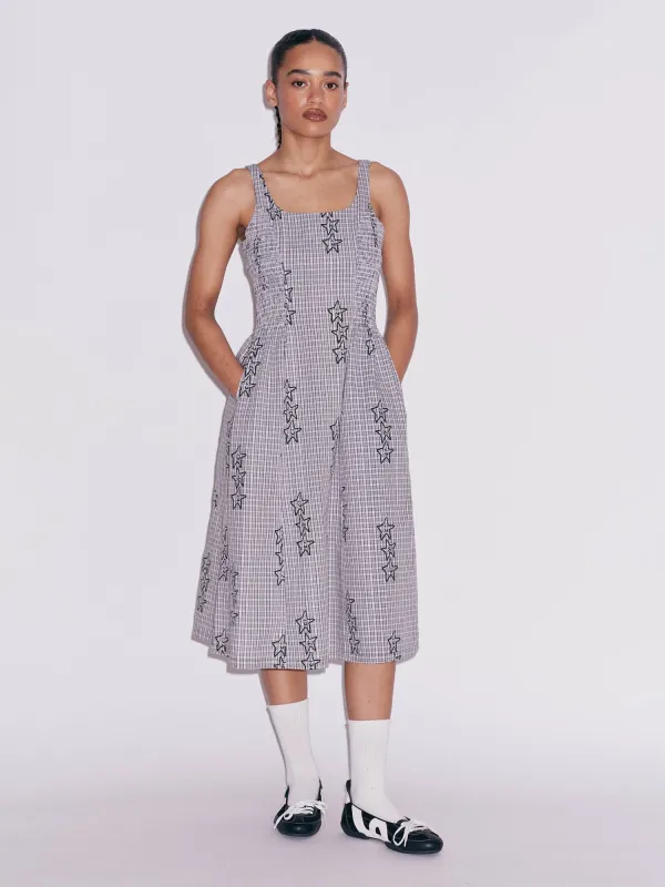 Seeing Stars Check Dress sold by Lazy Oaf