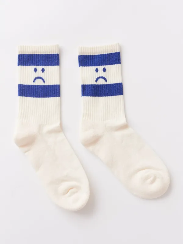 Stripe Happy Sad Socks sold by Lazy Oaf