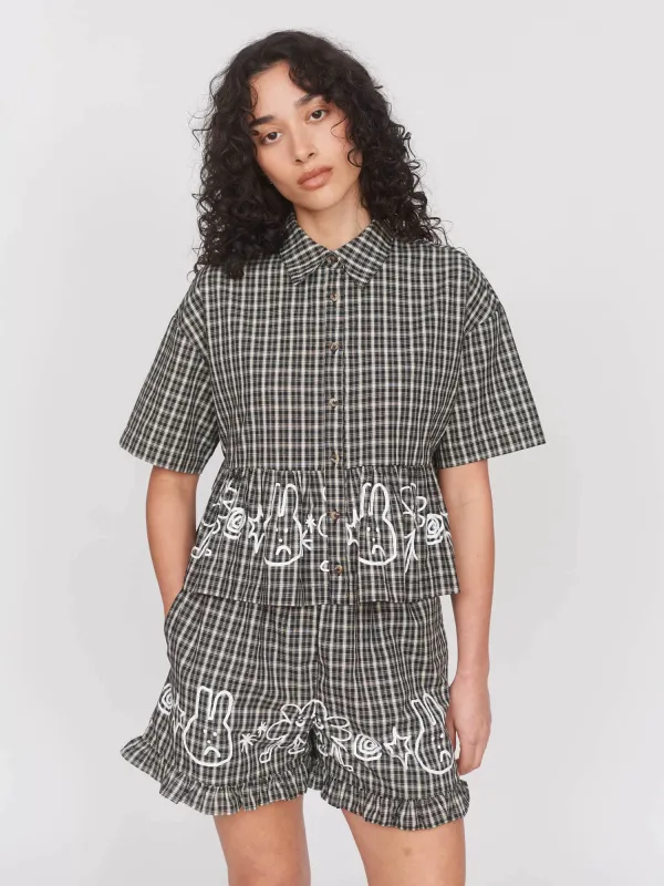 Very Lazy Frill Smock Top sold by Lazy Oaf