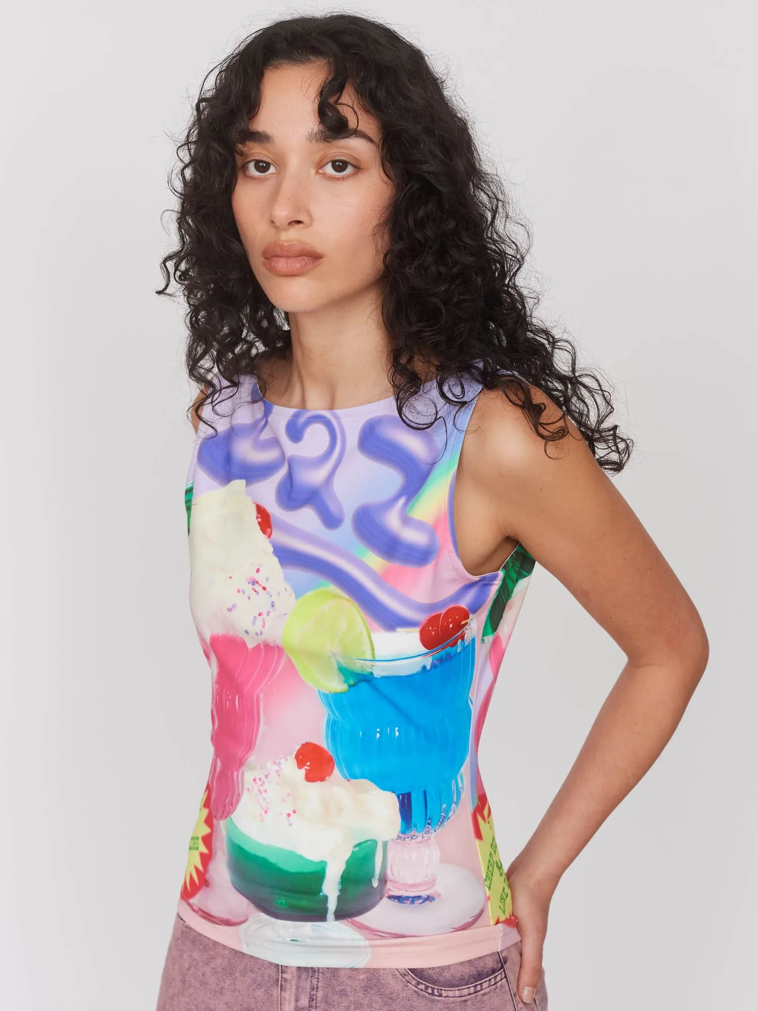 All Inclusive Slash Neck Top sold by Lazy Oaf product image thumbnail 3