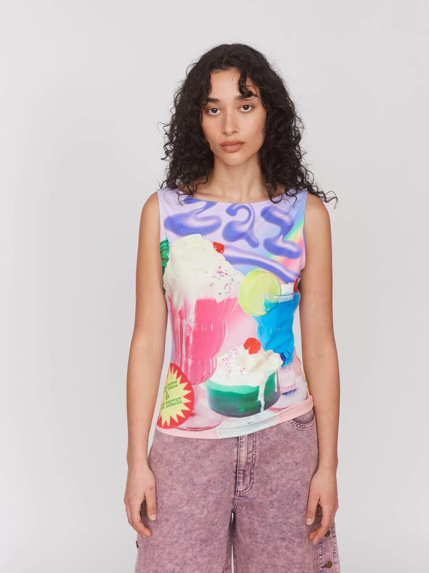 All Inclusive Slash Neck Top sold by Lazy Oaf