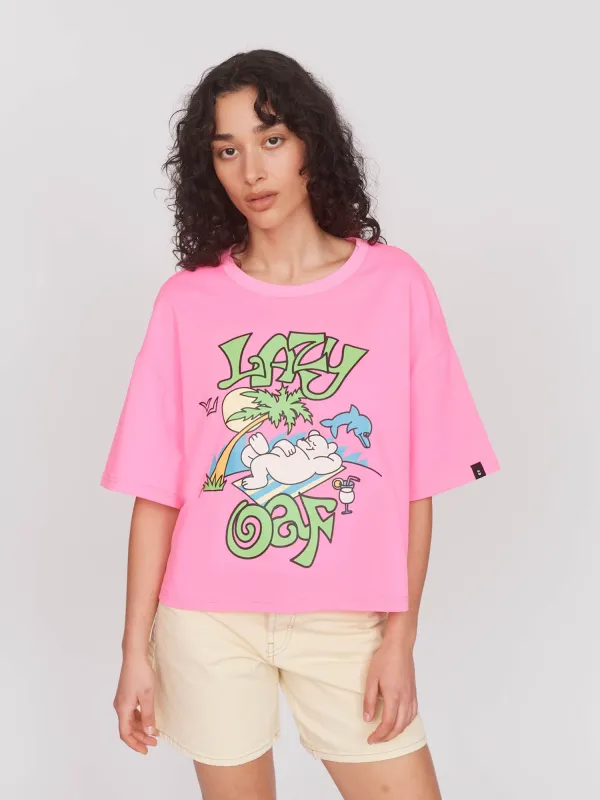 Bear Bathing Tee sold by Lazy Oaf