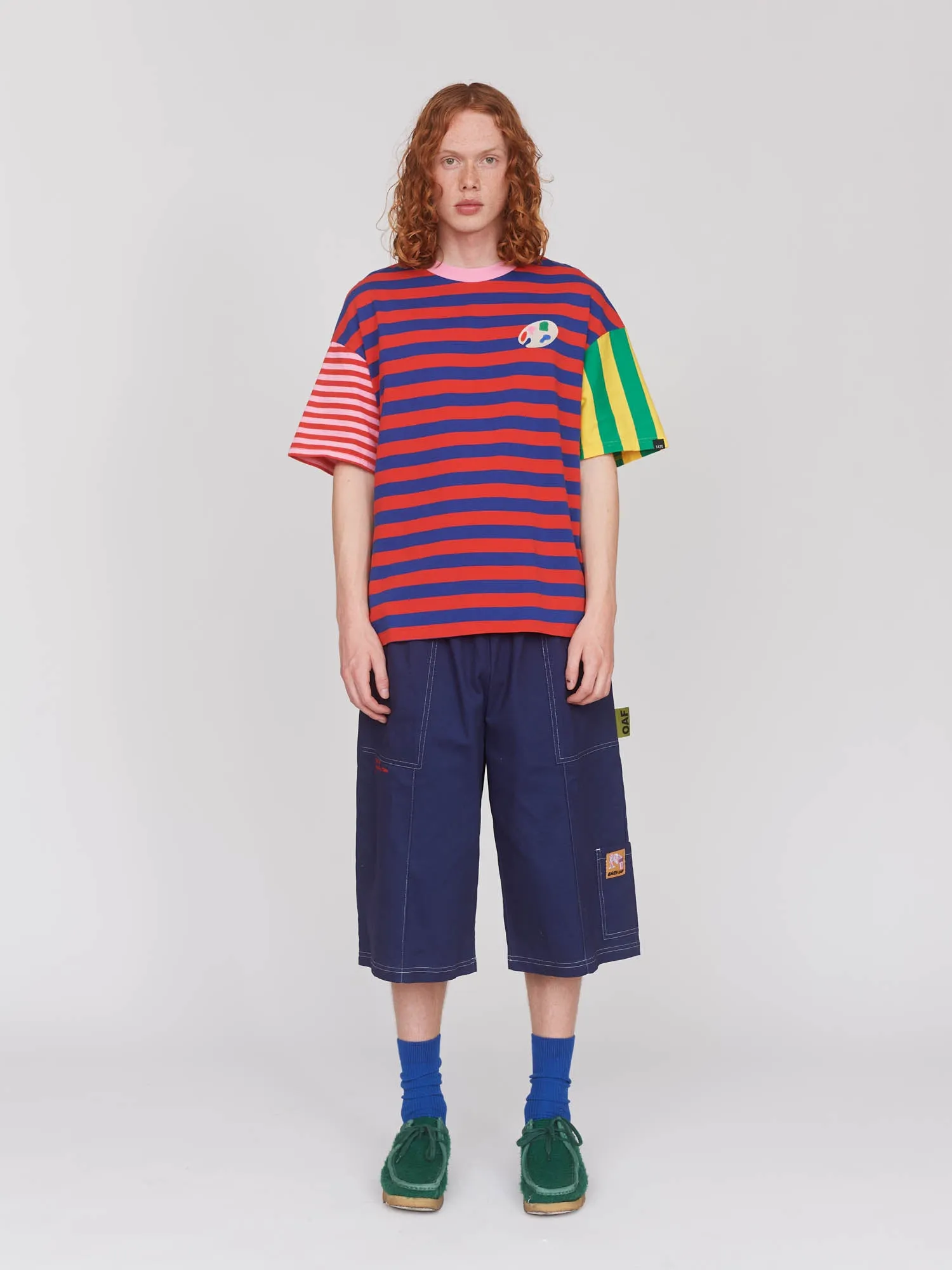 Multi Striped T-shirt sold by Lazy Oaf