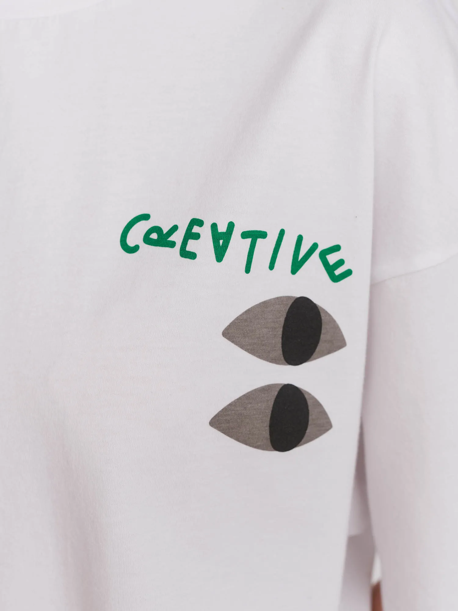 Feeling Arty White T-shirt sold by Lazy Oaf product image thumbnail 4