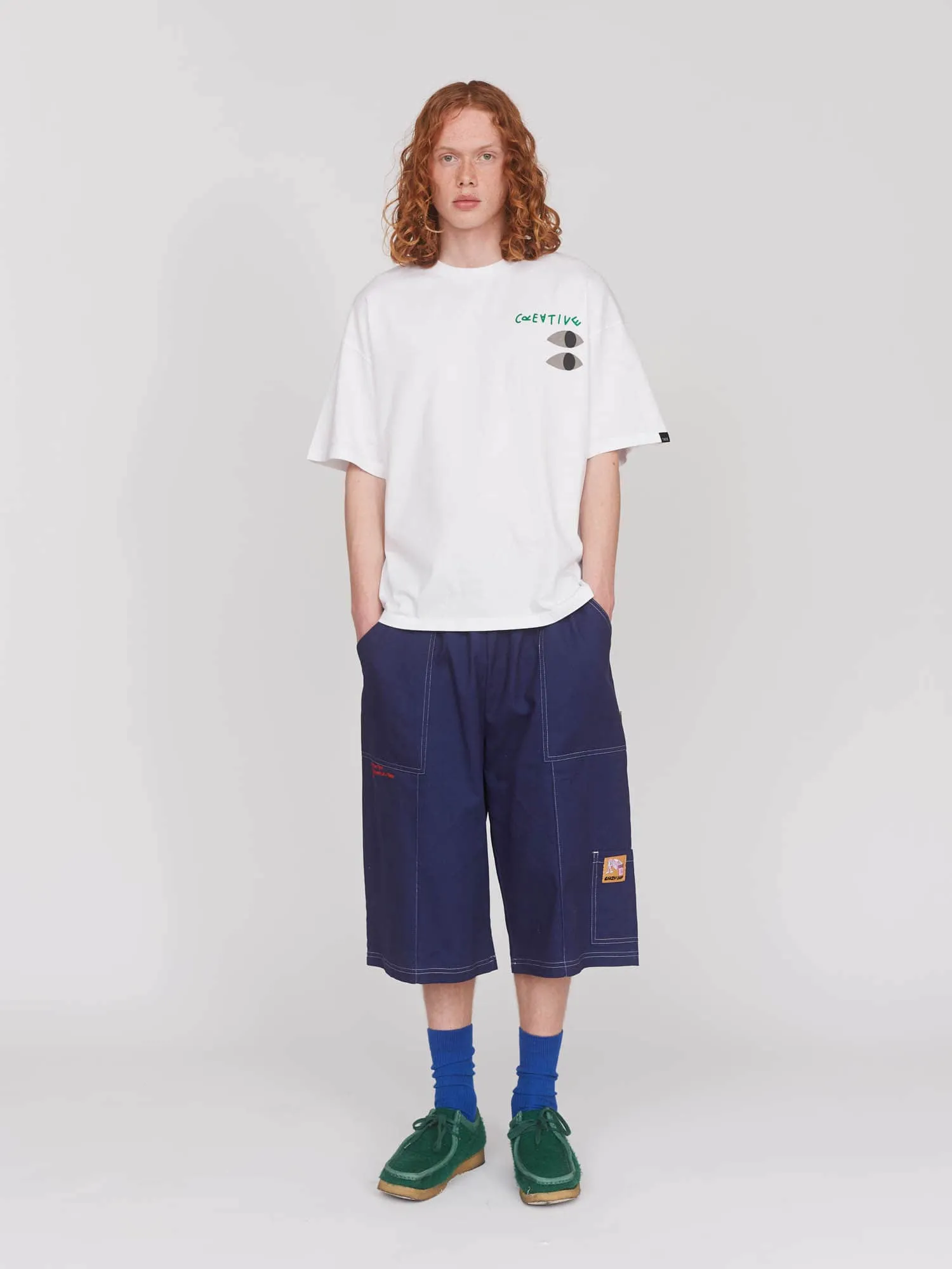 Feeling Arty White T-shirt sold by Lazy Oaf product image thumbnail 3