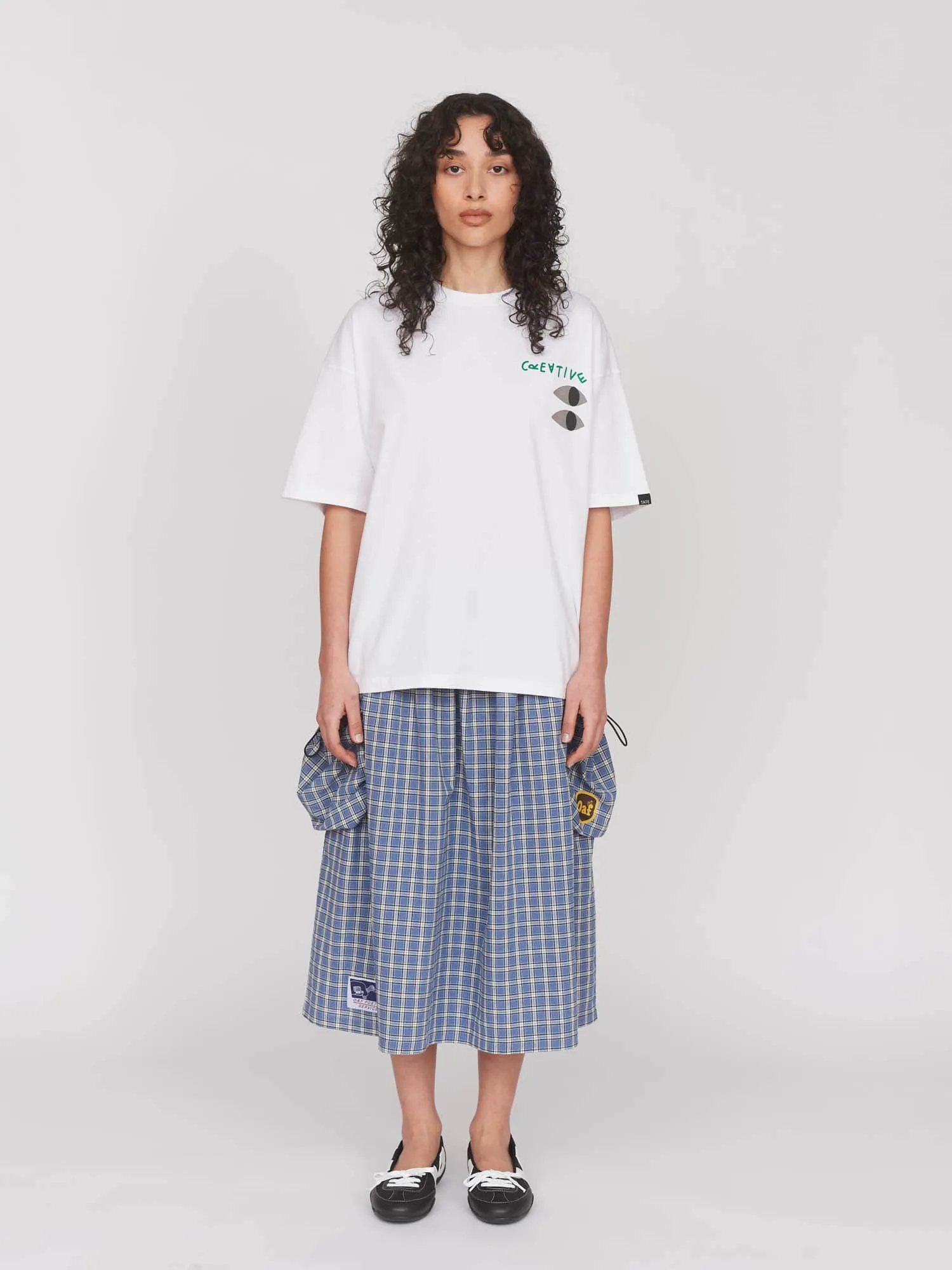 Feeling Arty White T-shirt sold by Lazy Oaf product image thumbnail 2