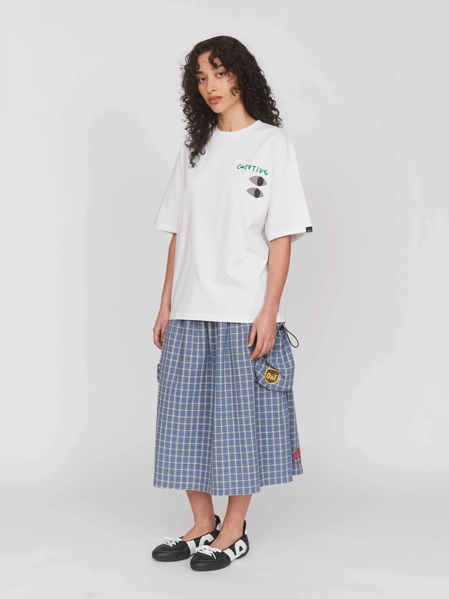 Feeling Arty White T-shirt sold by Lazy Oaf product image thumbnail 5