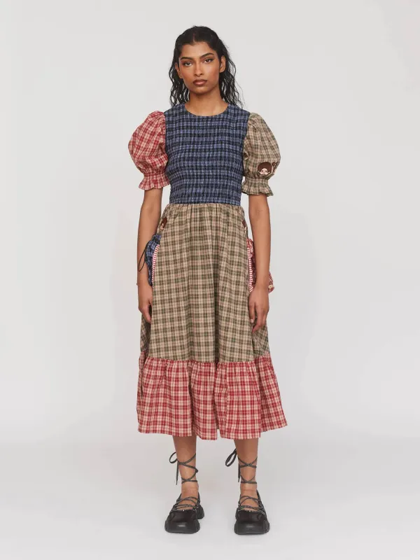 Monchhichi x Lazy Oaf Shirred Dress sold by Lazy Oaf