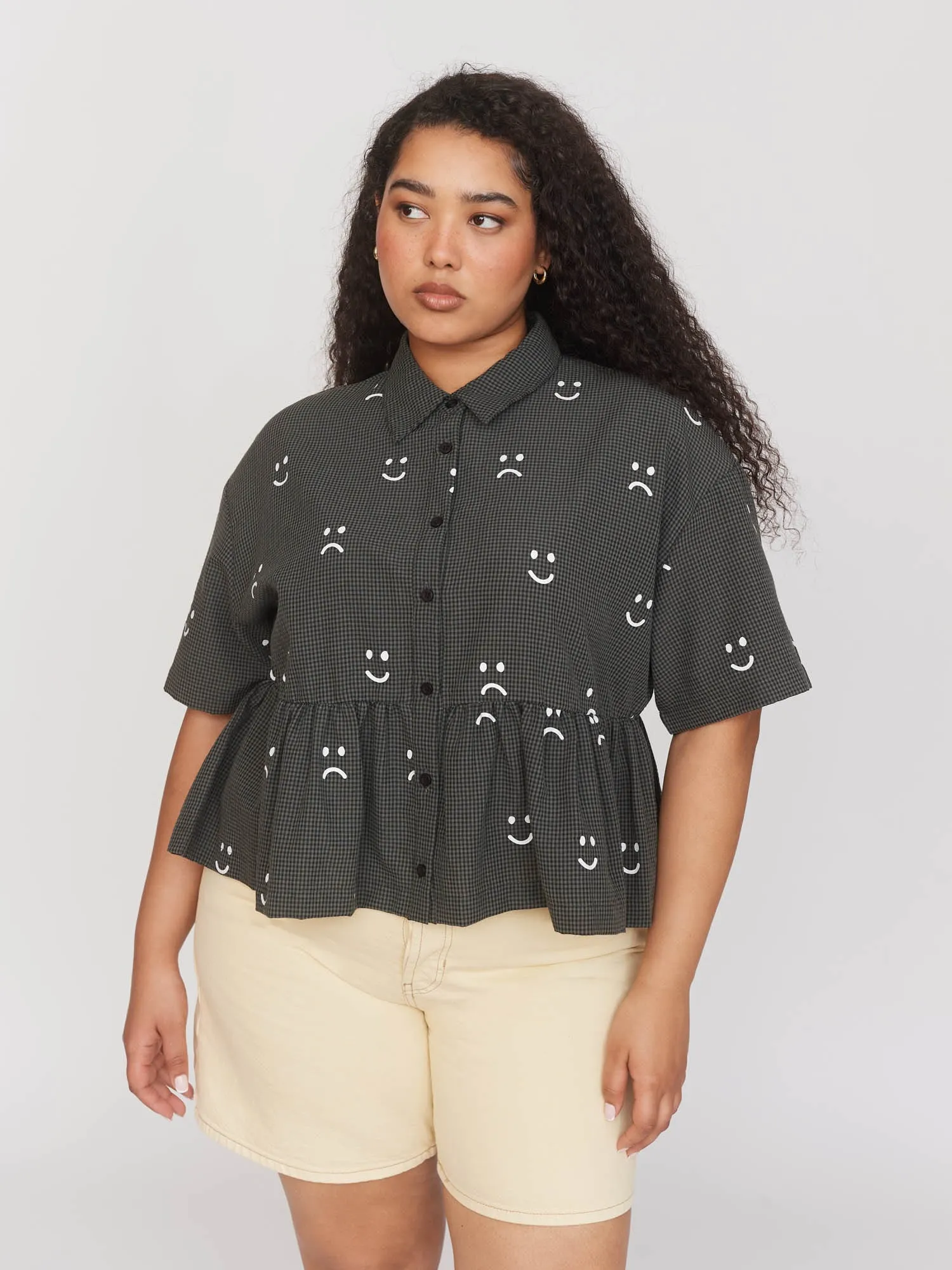 Happy Sad Check Set sold by Lazy Oaf product image thumbnail 5