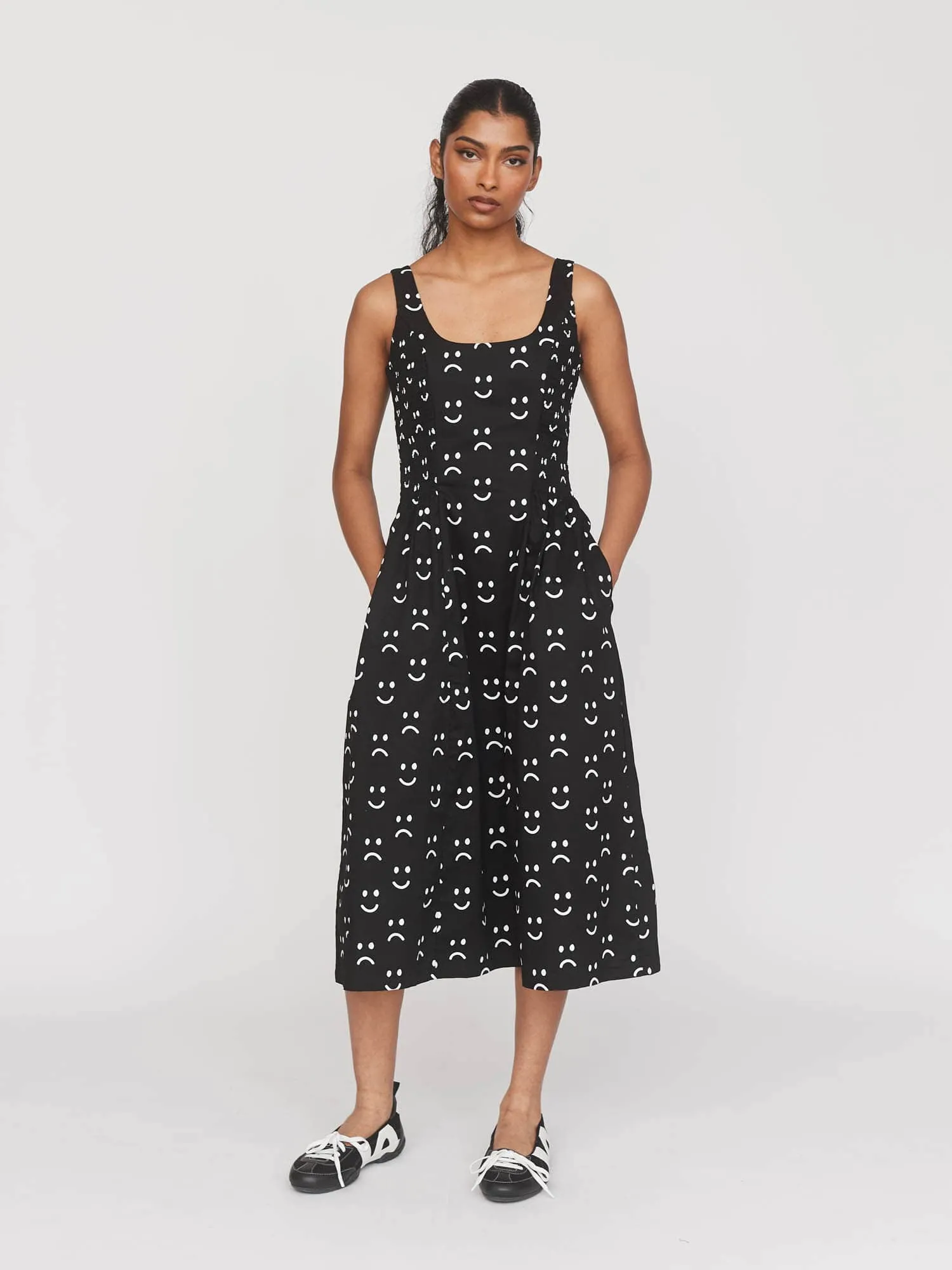 Happy Sad Sleeveless Dress sold by Lazy Oaf product image thumbnail 5