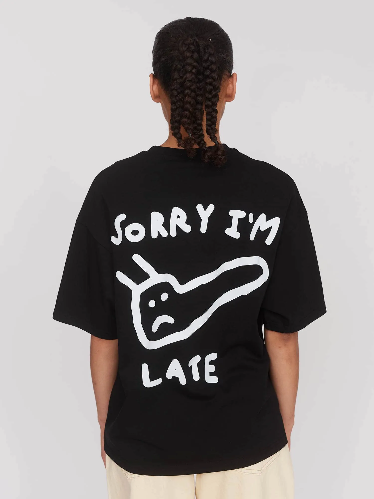 Sorry I'm A Slug T-shirt sold by Lazy Oaf product image thumbnail 3
