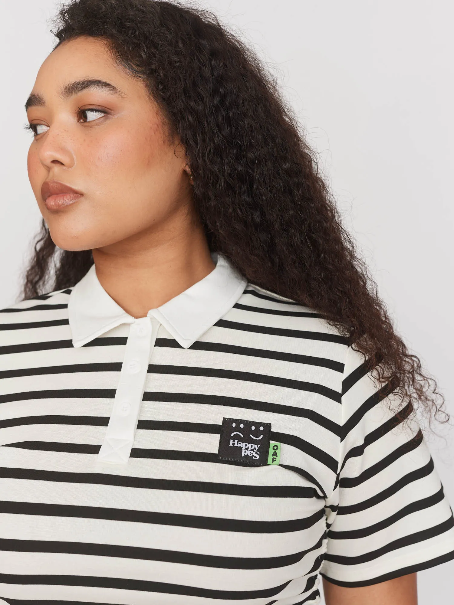 Lazy Rouched Rugby Top sold by Lazy Oaf product image thumbnail 4