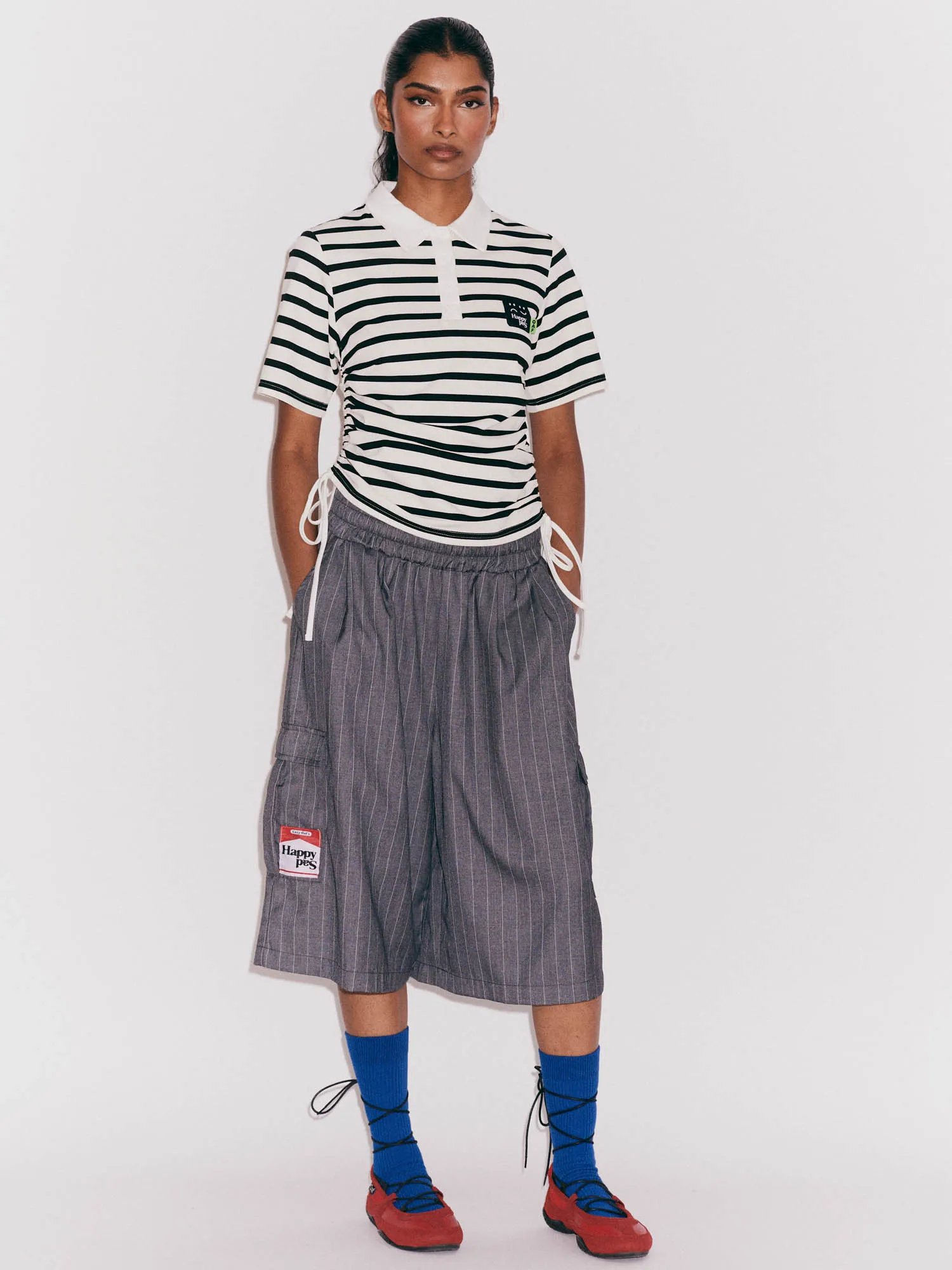 Lazy Rouched Rugby Top sold by Lazy Oaf product image thumbnail 3