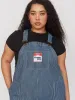 Pinstripe Oversized Dungarees sold by Lazy Oaf