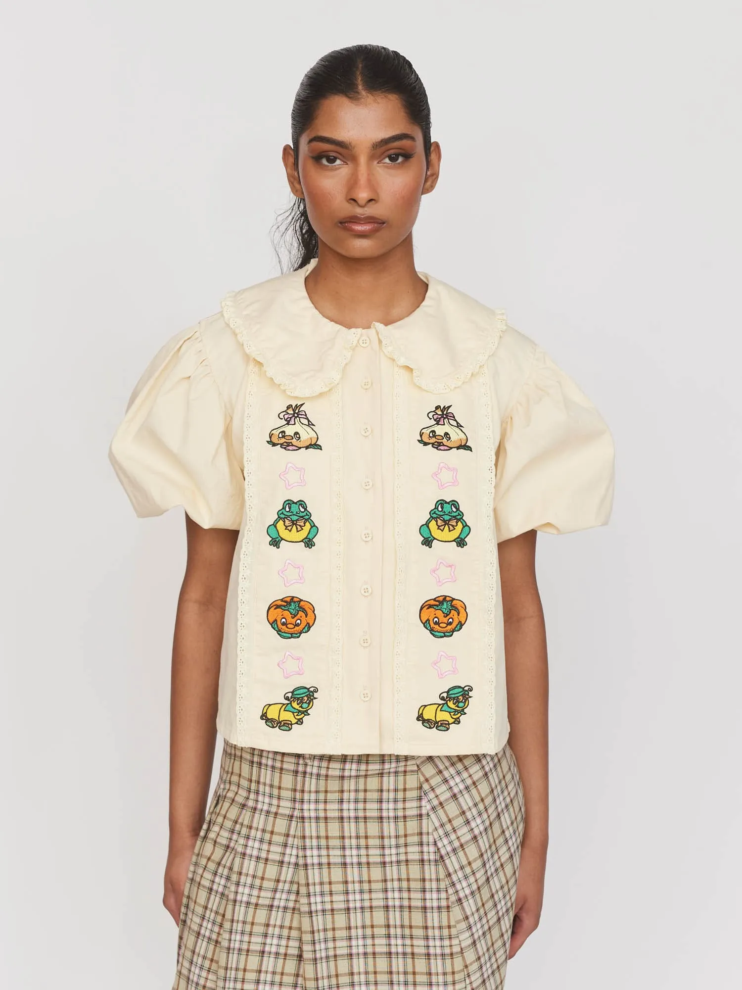 Hannah-Michelle X Lazy Oaf Shirt sold by Lazy Oaf