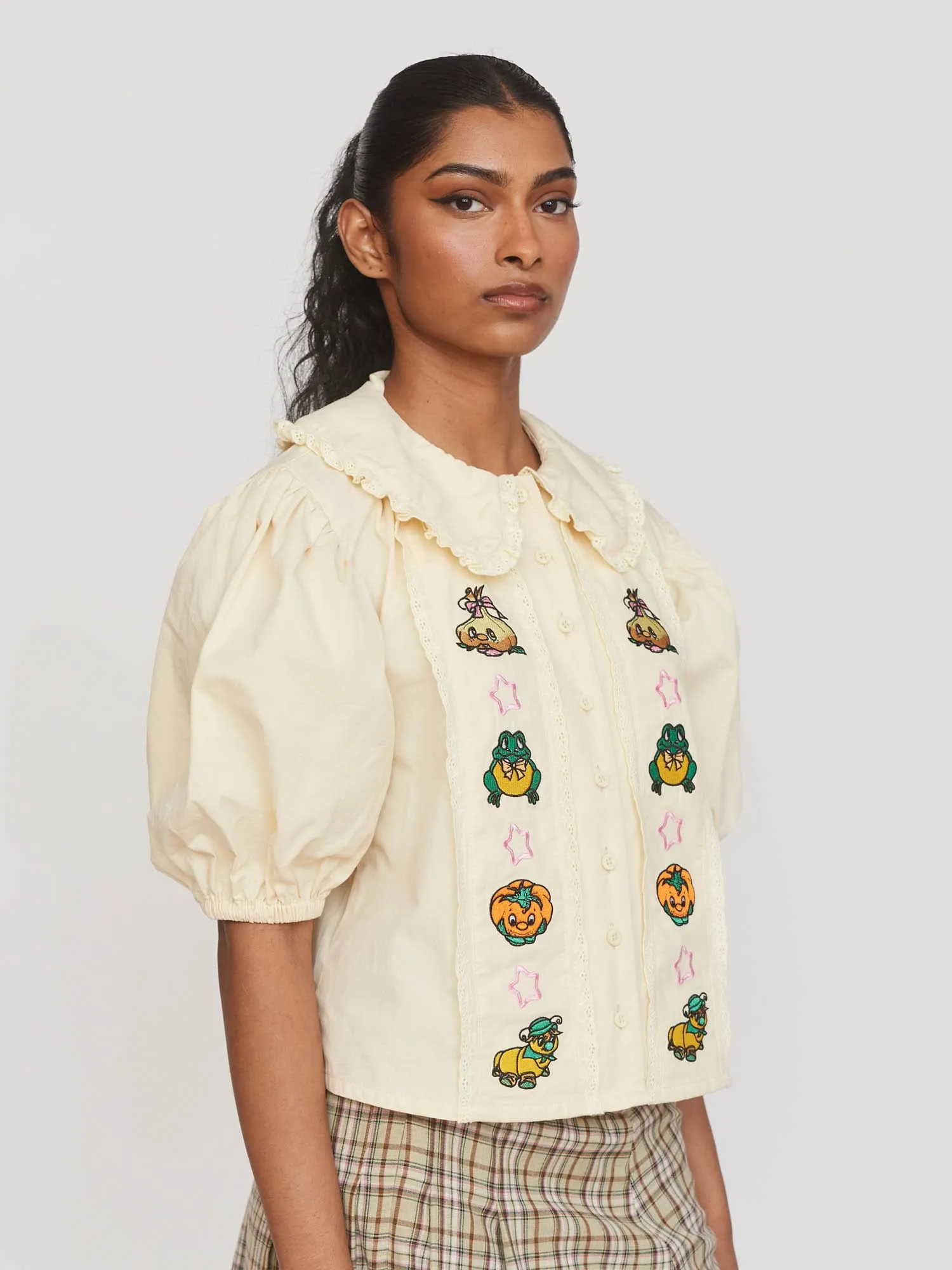 Hannah-Michelle X Lazy Oaf Shirt sold by Lazy Oaf product image thumbnail 5