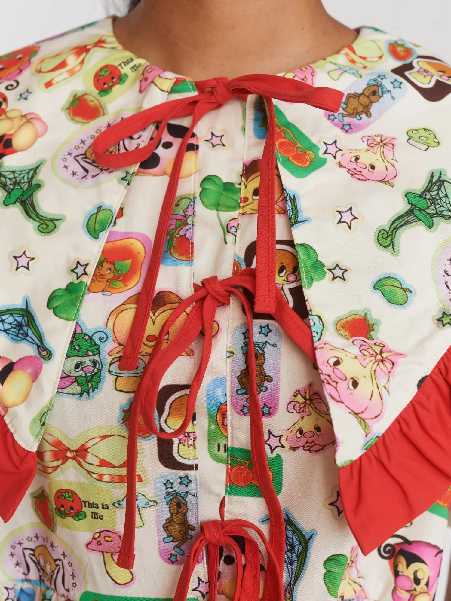 Hannah-Michelle X Lazy Oaf Ruffle Collar Dress sold by Lazy Oaf product image thumbnail 3