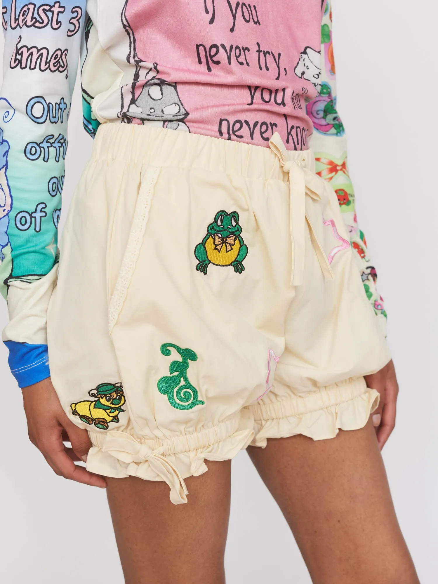 Hannah-Michelle X Lazy Oaf Bloomer Shorts sold by Lazy Oaf product image thumbnail 3