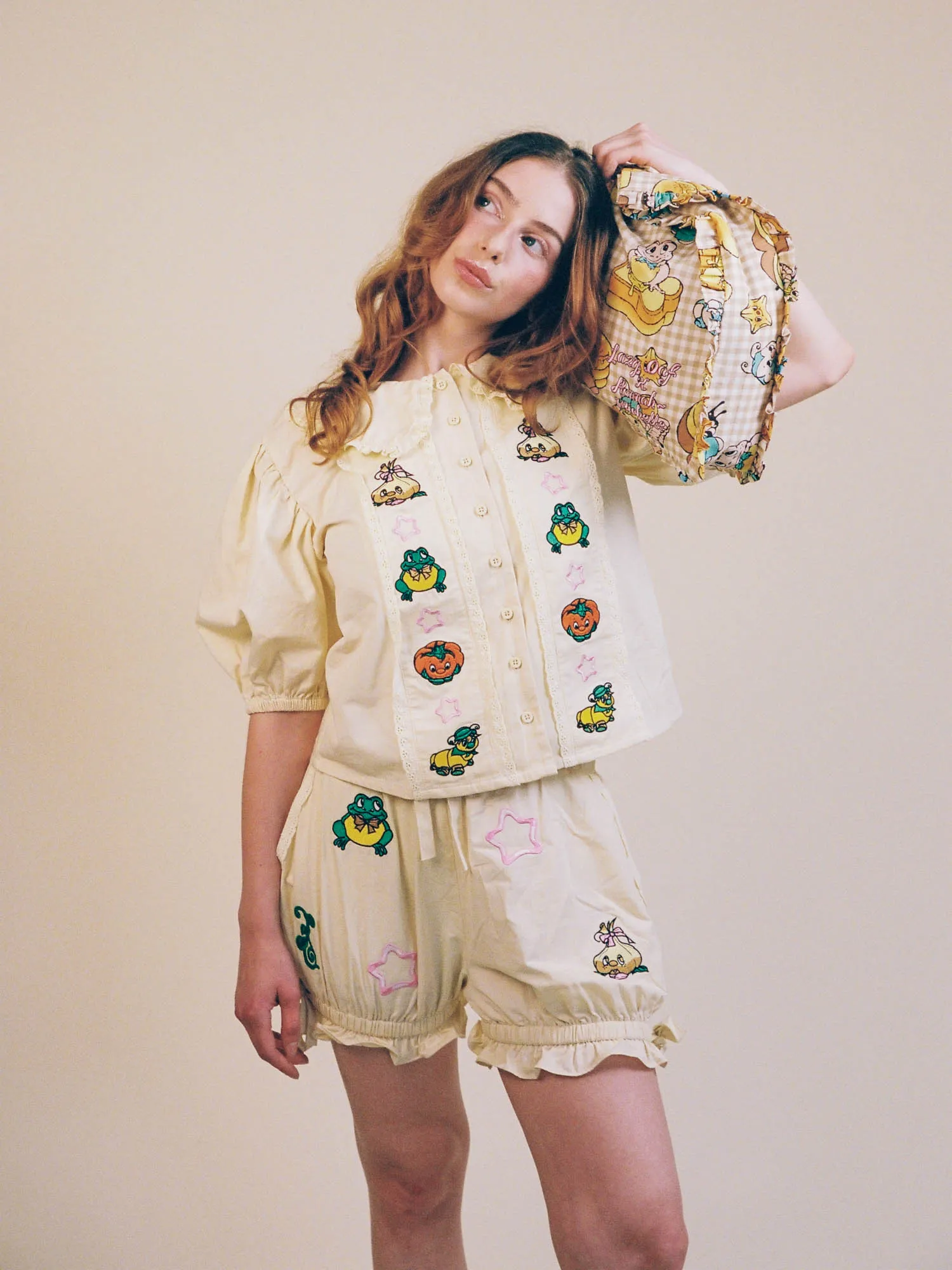 Hannah-Michelle X Lazy Oaf Bloomer Shorts sold by Lazy Oaf product image thumbnail 2