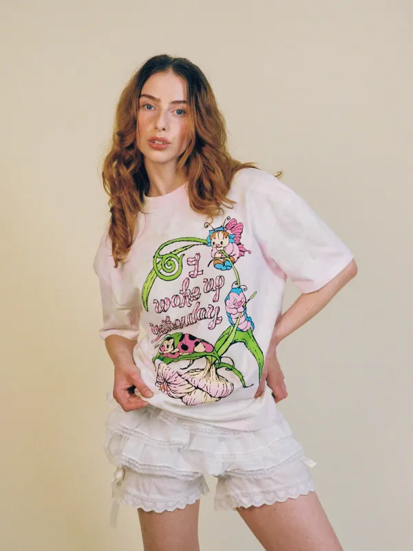 Hannah-Michelle X Lazy Oaf Tie Dye T-Shirt sold by Lazy Oaf