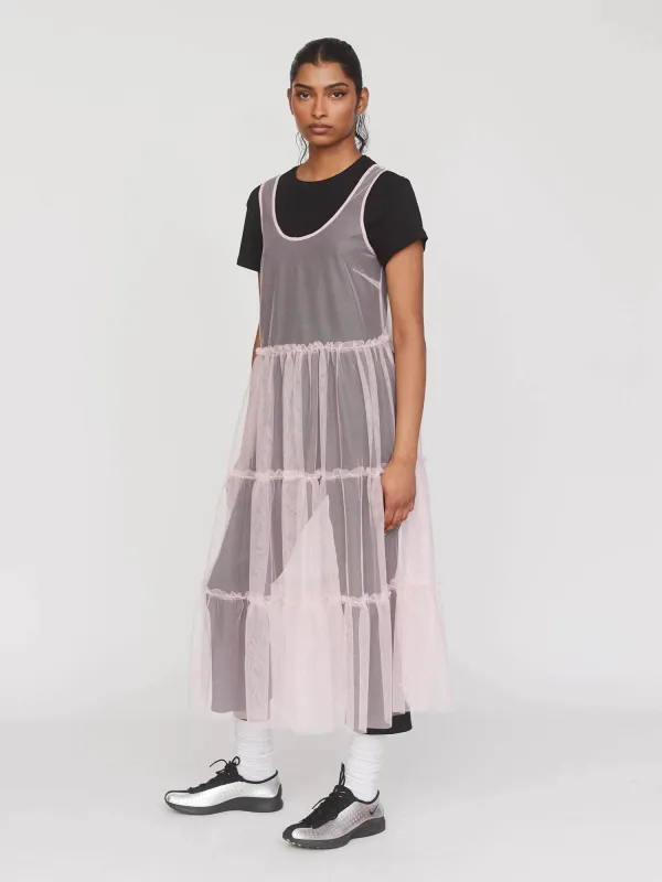 Pink Tulle Chuck On Dress sold by Lazy Oaf